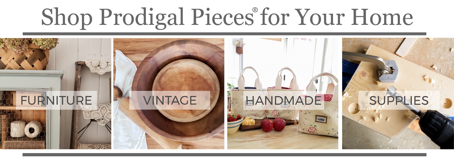 Shop Prodigal Pieces Furniture, Vintage Finds, Handmade Goods, & Supplies for your home | shop.prodigalpieces.com prodigalpieces