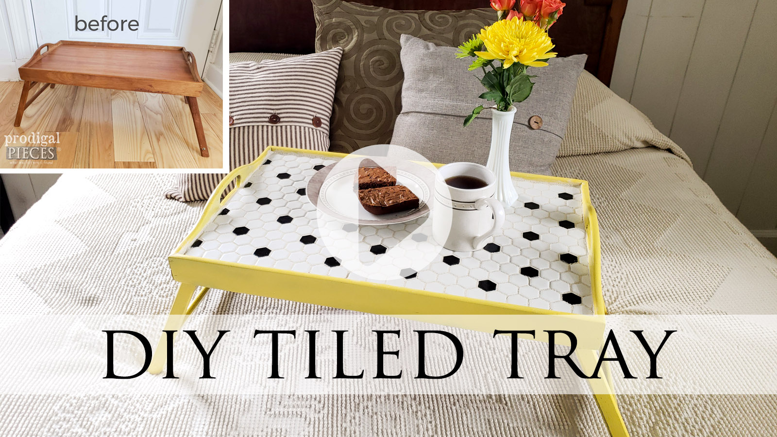 DIY Tiled Tray Tutorial by Larissa of Prodigal Pieces | prodigalpieces.com