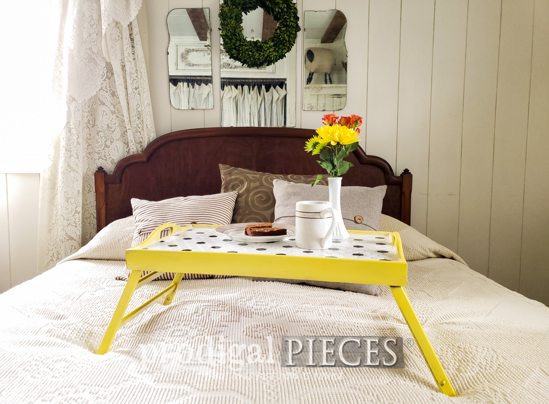 DIY Tiled Tray ~ A Thrifty Makeover