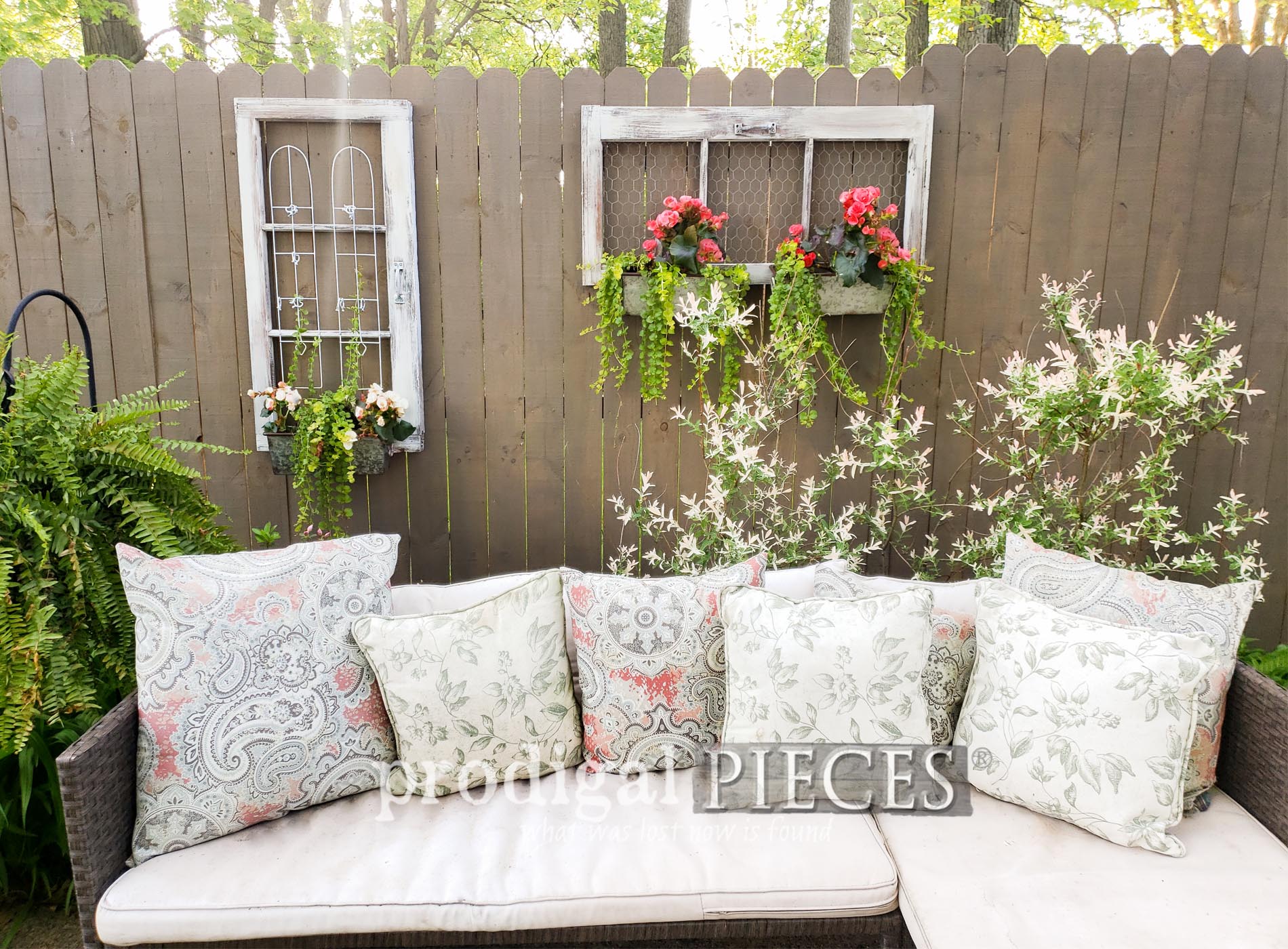 Upcycled Window Planter for Indoor or Out