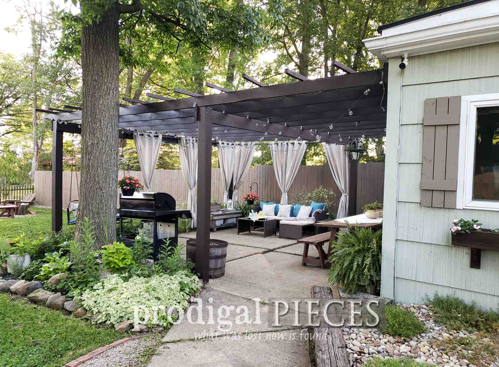 DIY Patio & Pergola Update ~ DONE