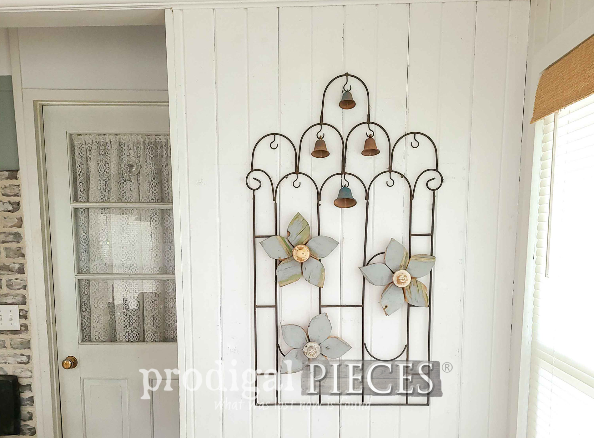 Salvaged Garden Art for Farmhouse Decor