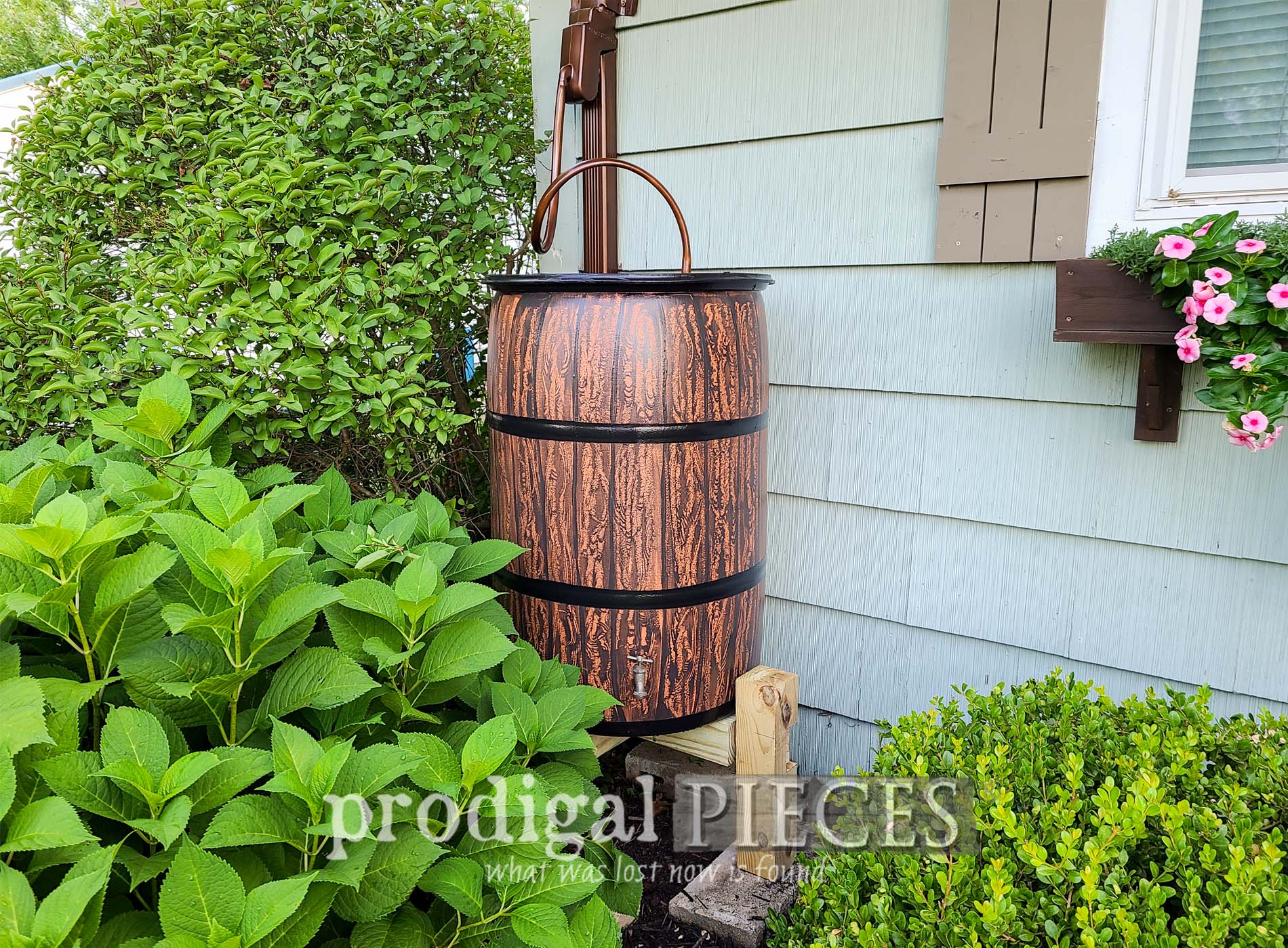 DIY Rain Barrel for Home & Garden