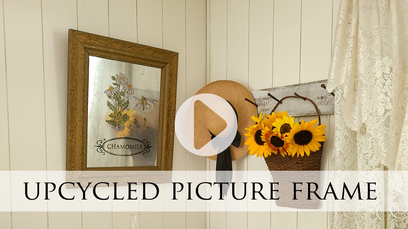 DIY Upcycled Picture Frame Video Tutorial by Larissa of Prodigal Pieces | prodigalpieces.com prodigalpieces