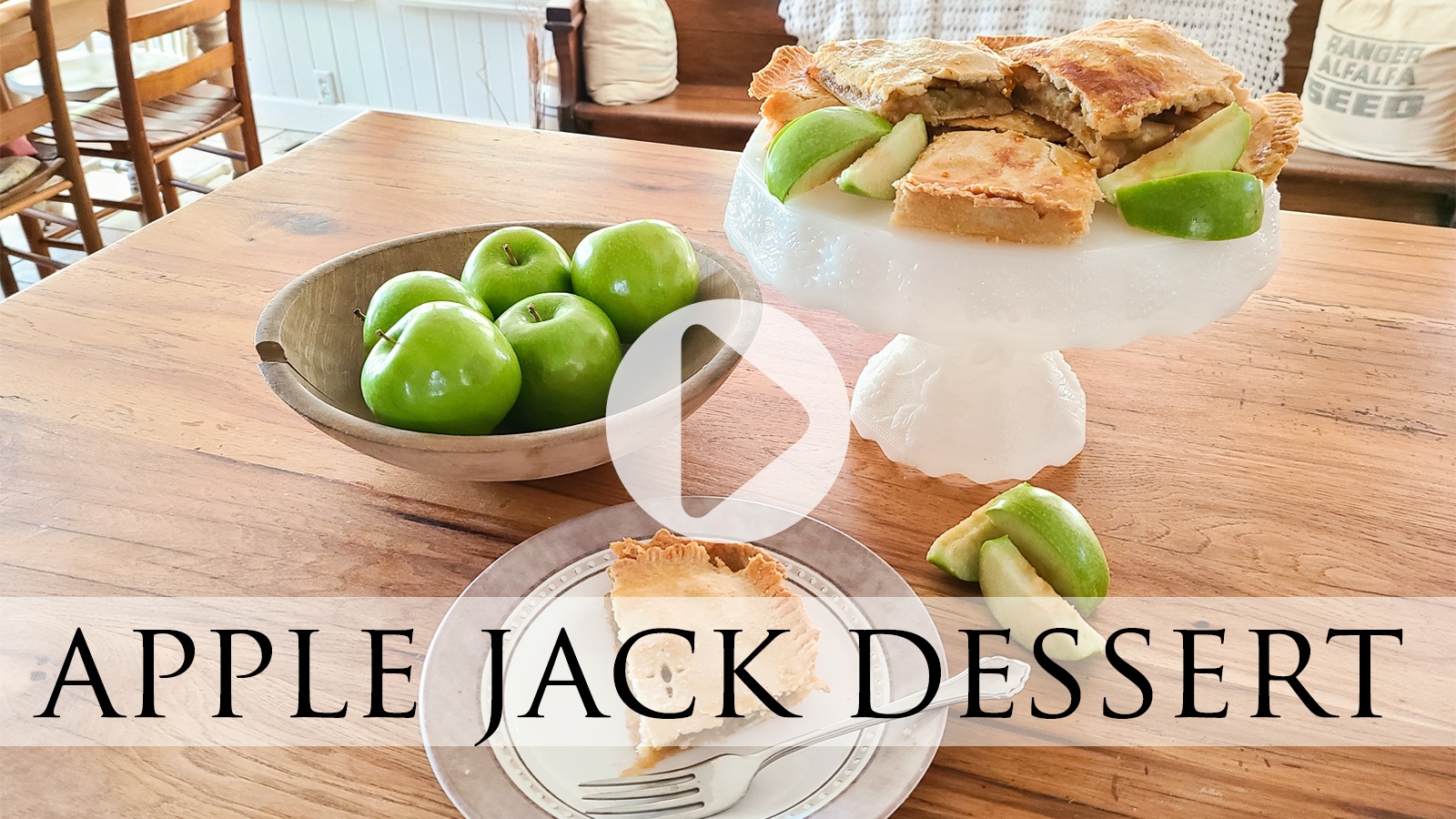 Video Recipe for Apple Jack Dessert by Larissa of Prodigal Pieces | prodigalpieces.com prodigalpieces
