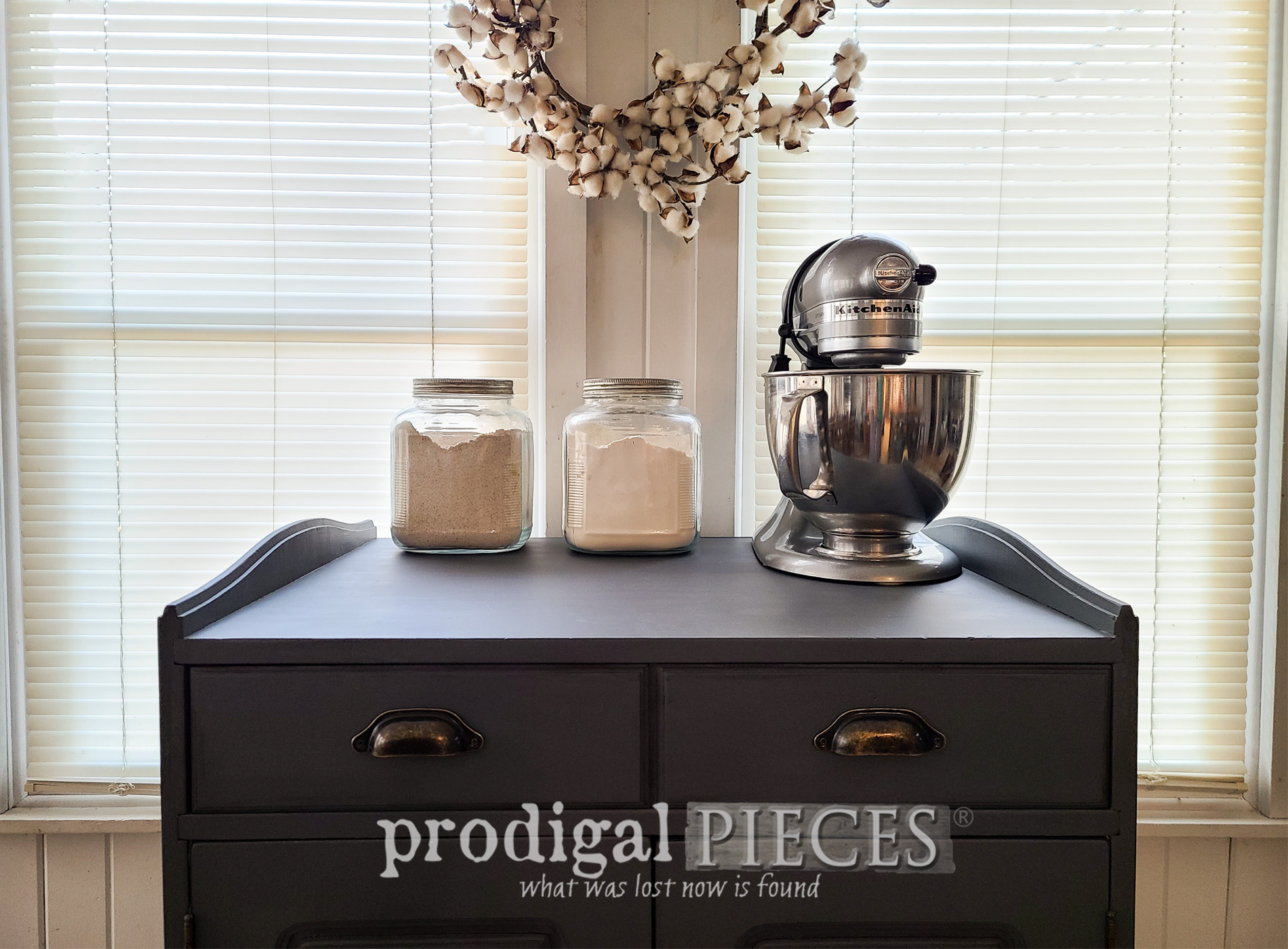 Baking Cabinet Makeover ~ DIY Furniture