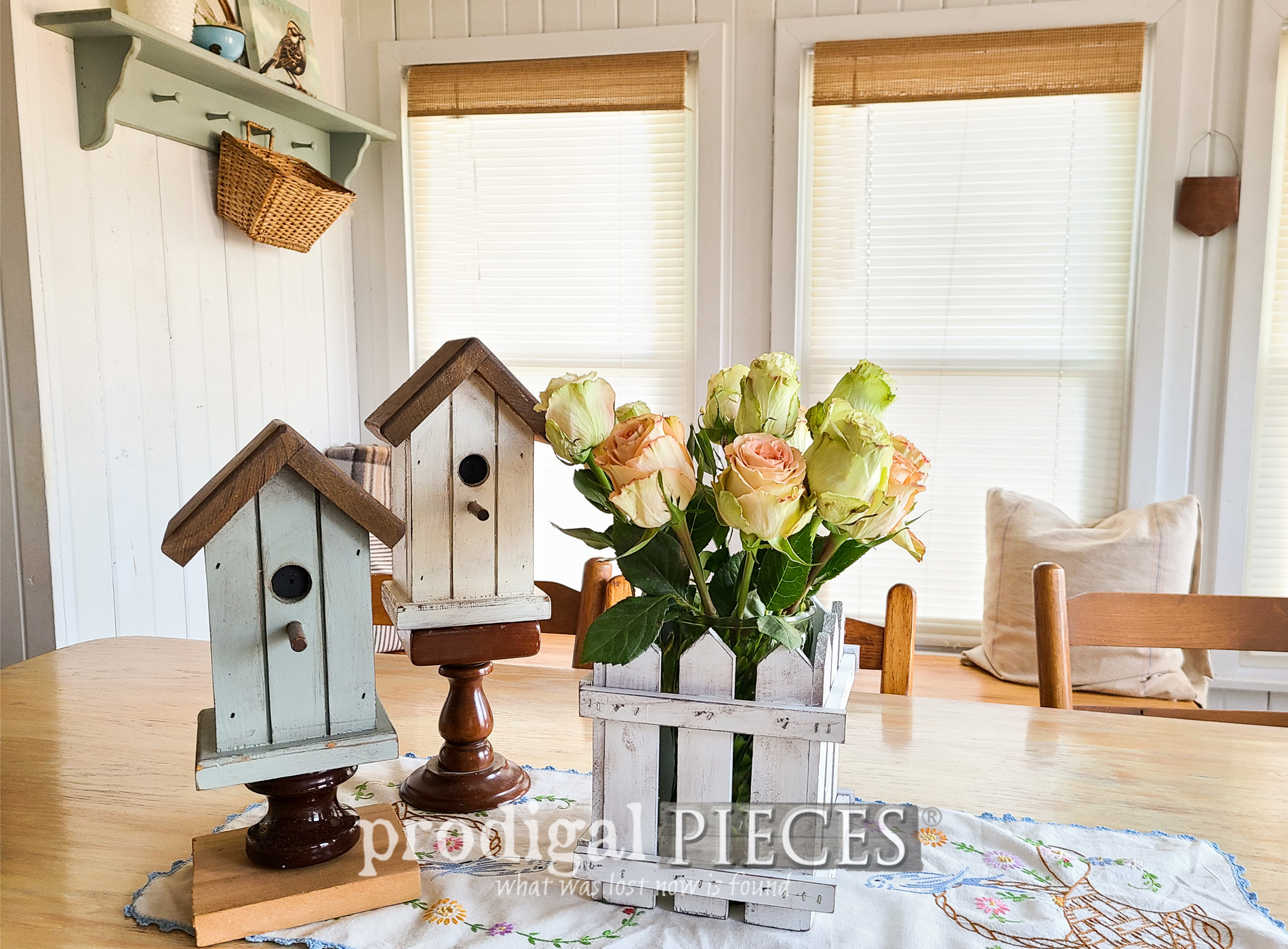 Upcycled Vintage Shelf ~ 4 projects in 1