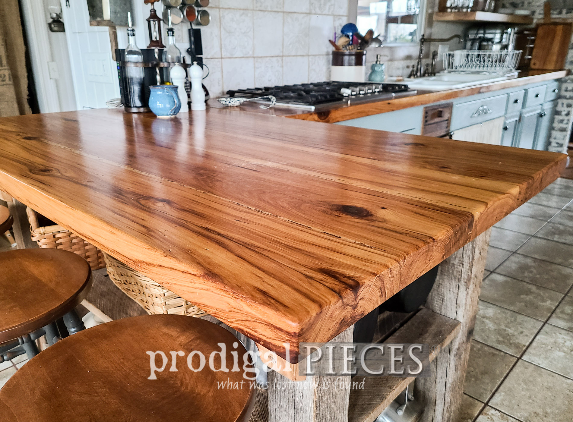 Wood Kitchen Counters ~ How to Finish