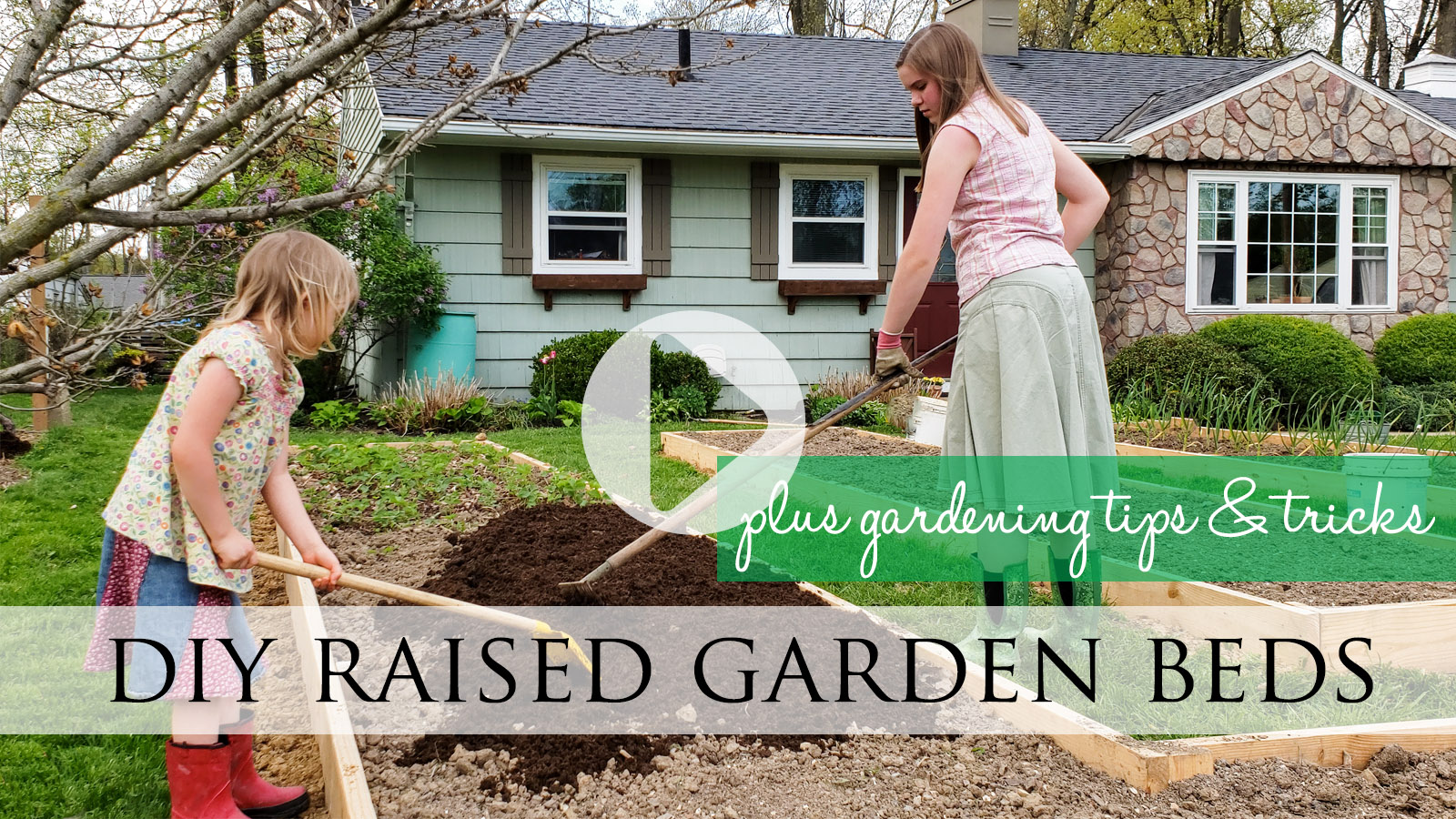 DIY Video Tutorial Raised Garden Beds by Prodigal Pieces | prodigalpieces.com