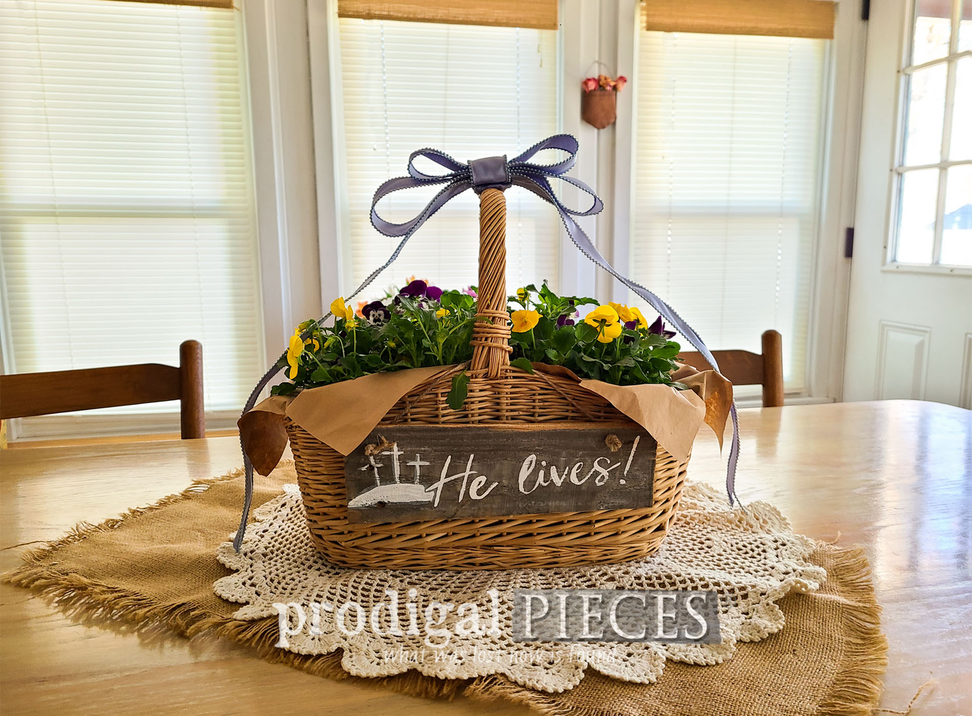 DIY Easter Centerpiece from Thrifted Finds