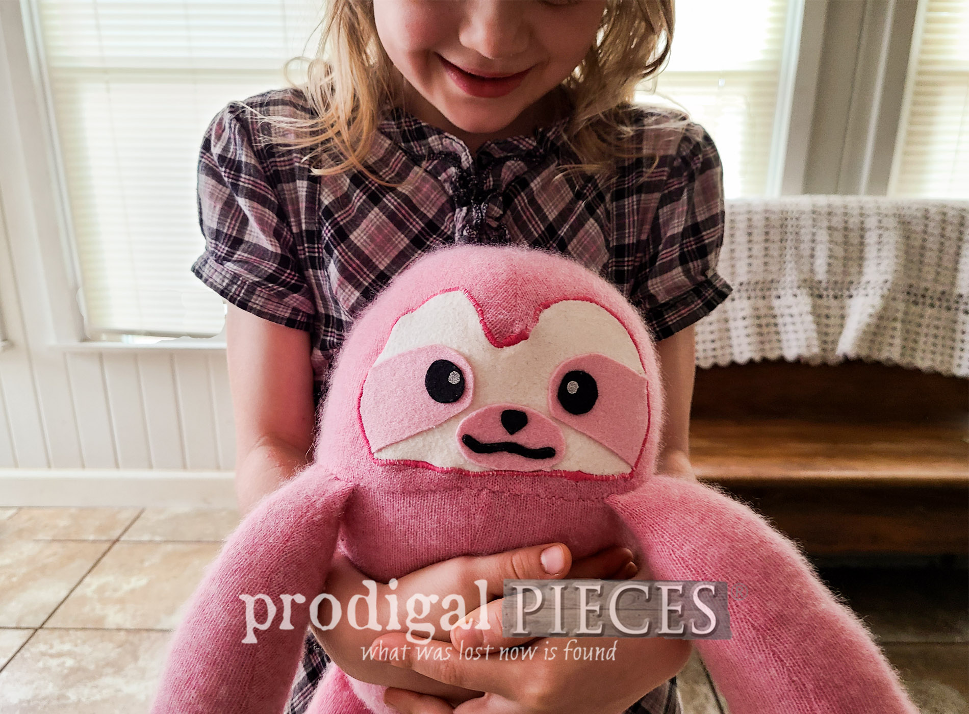 Upcycled Sweater Sloth ~ Plush Fun!