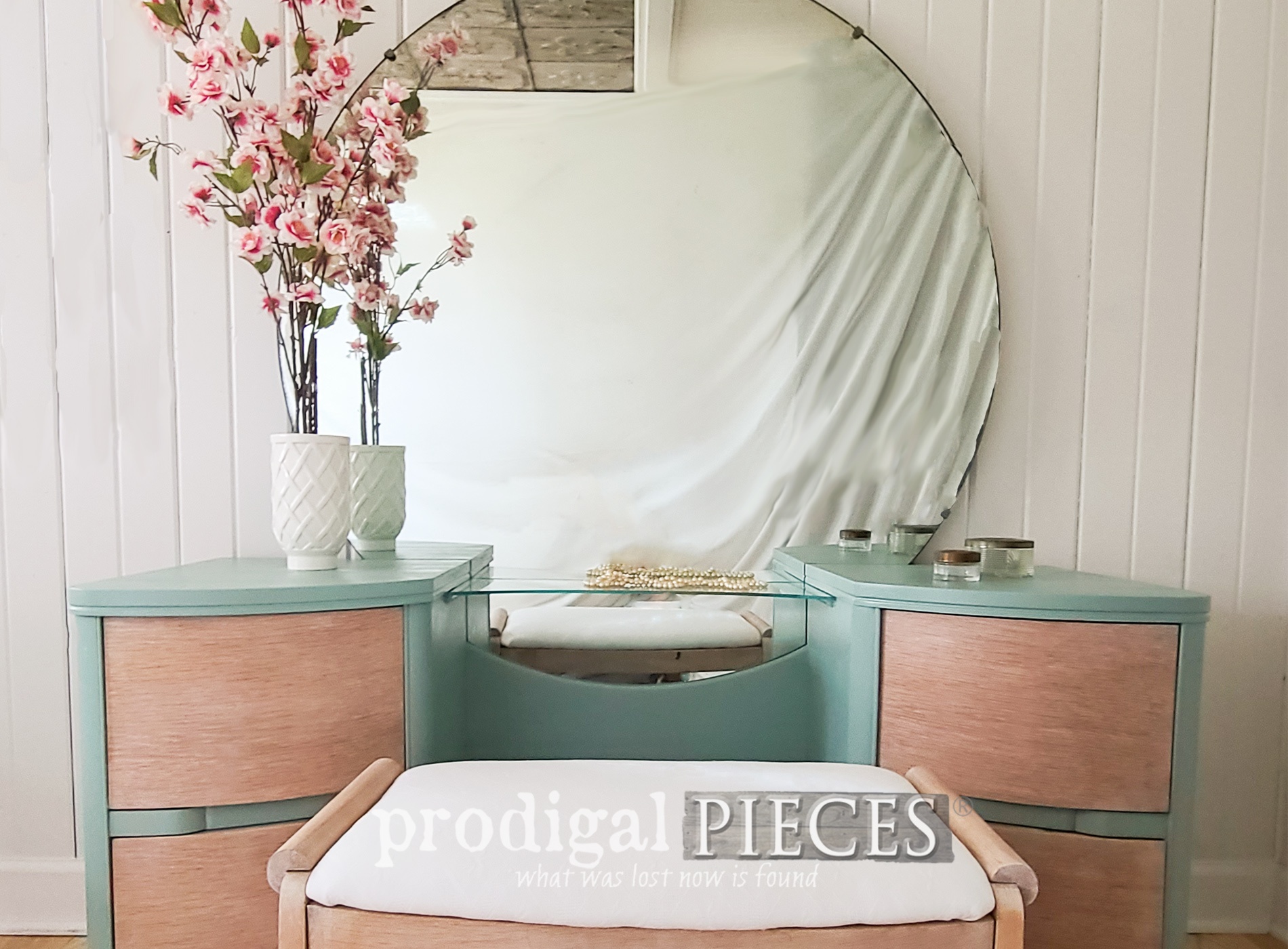 Updated Art Deco Dressing Table