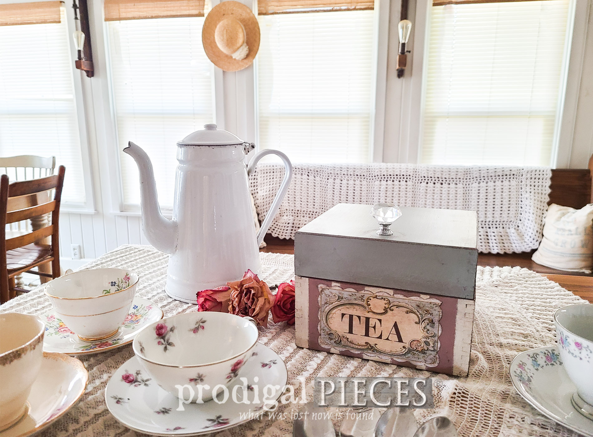 Vintage Tea Box ~ A Mini Makeover