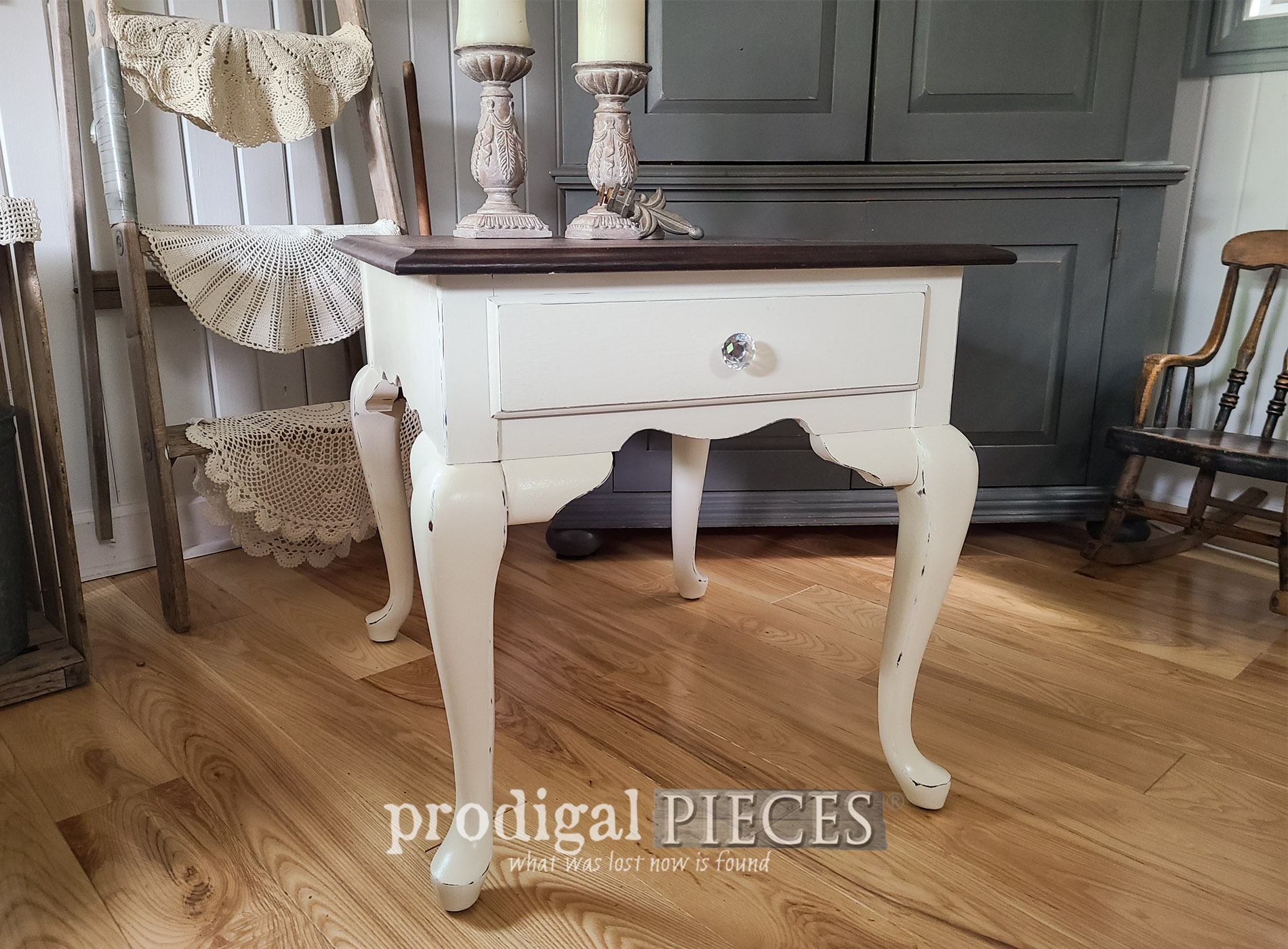 Vintage Queen Anne Table Makeover