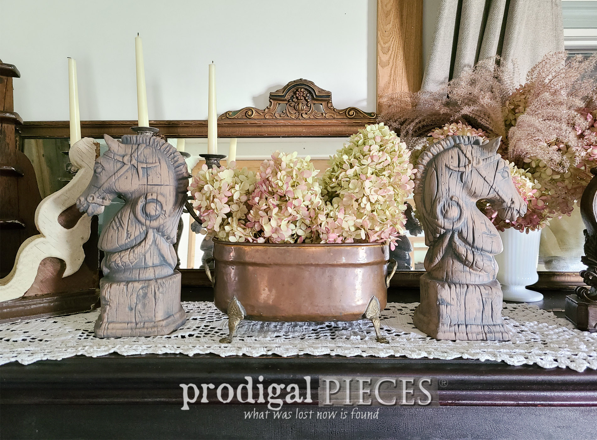 Vintage Horse Head Bookends