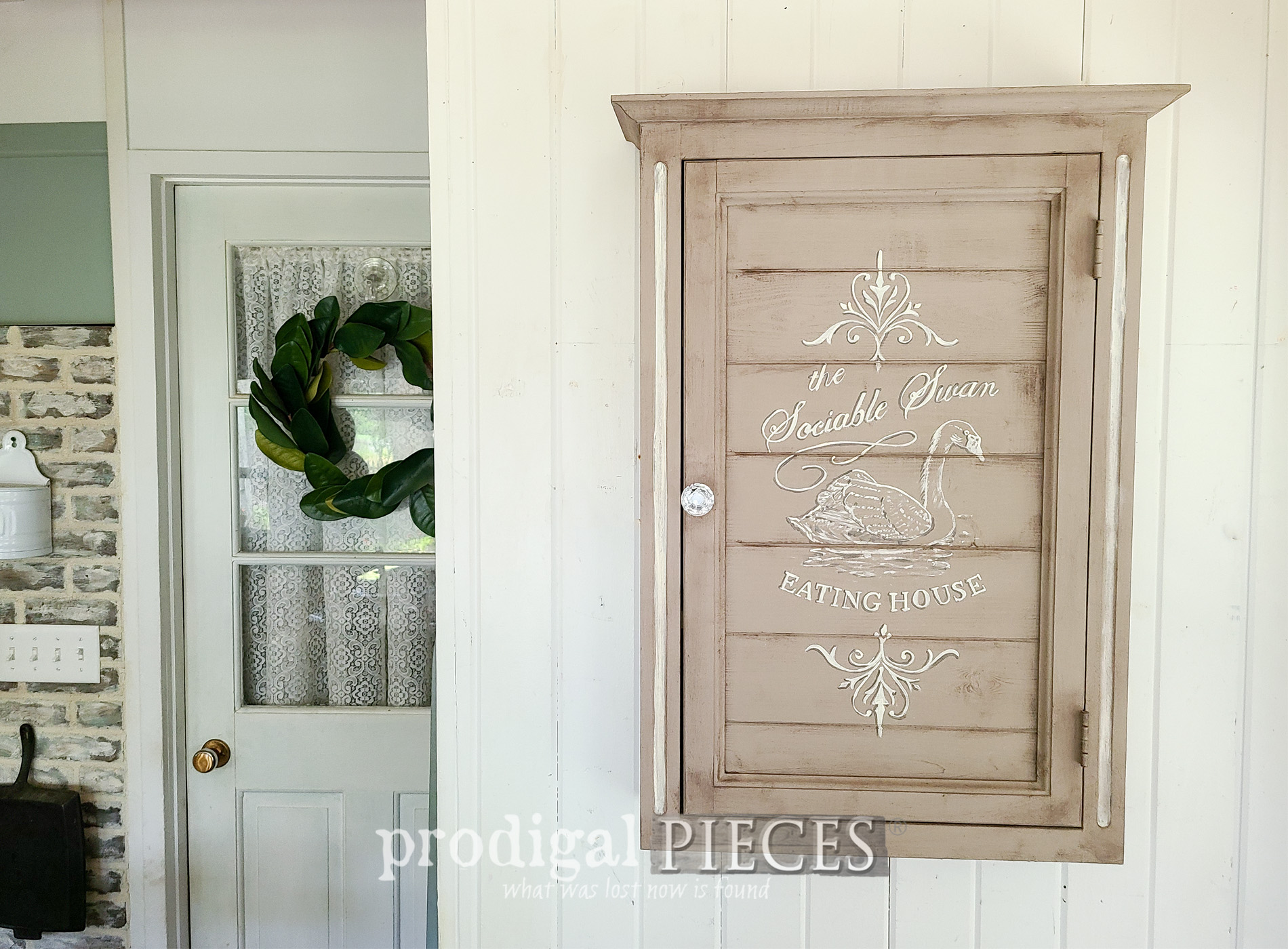 Mirrored Medicine Cabinet Update & Makeover