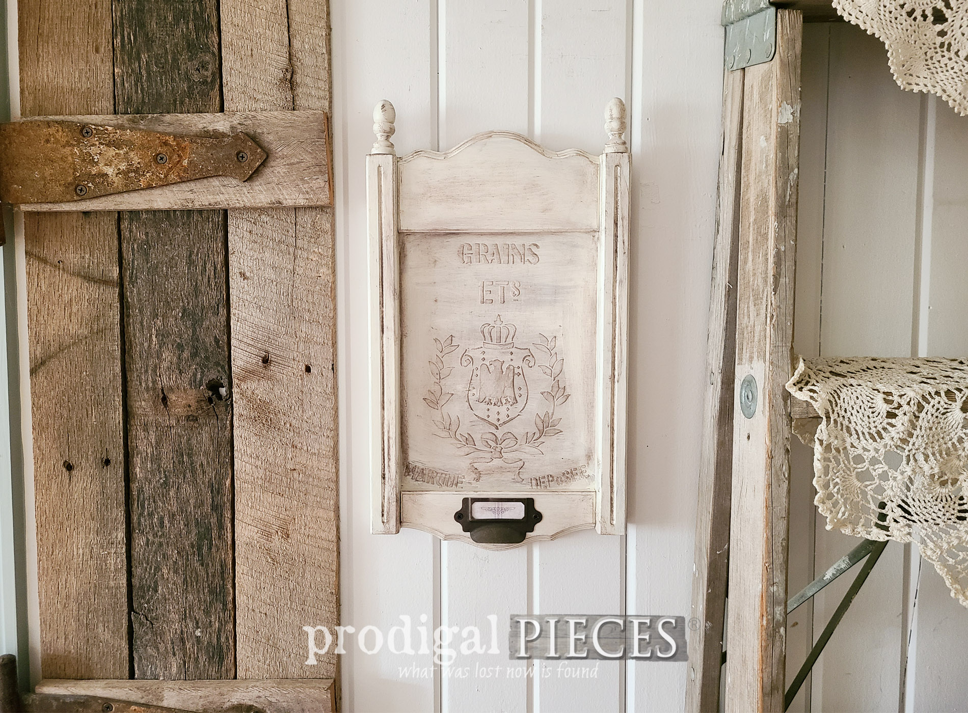 Upcycled Frame with DIY Embossing
