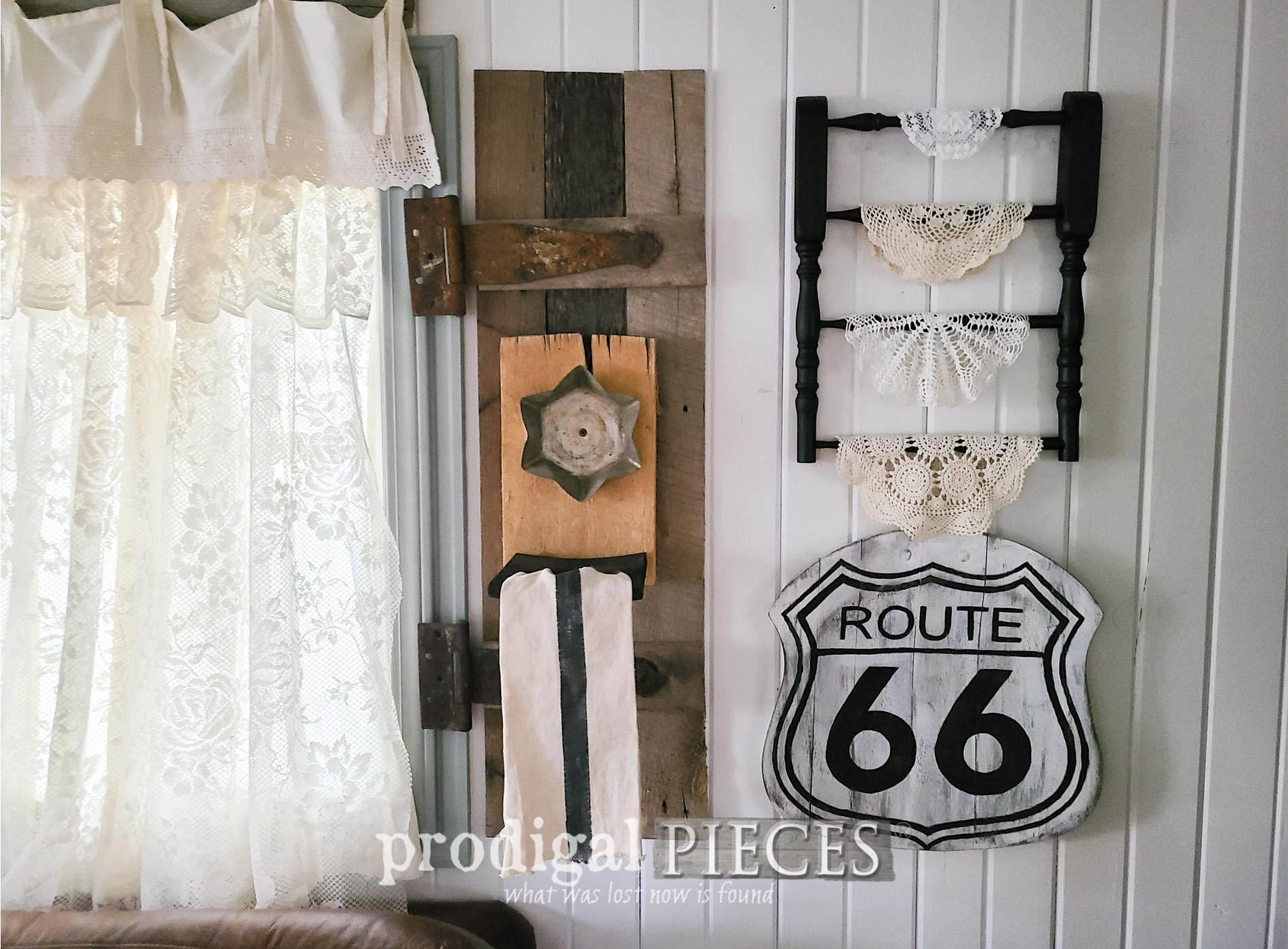 Upcycled Broken Chair into Home Decor