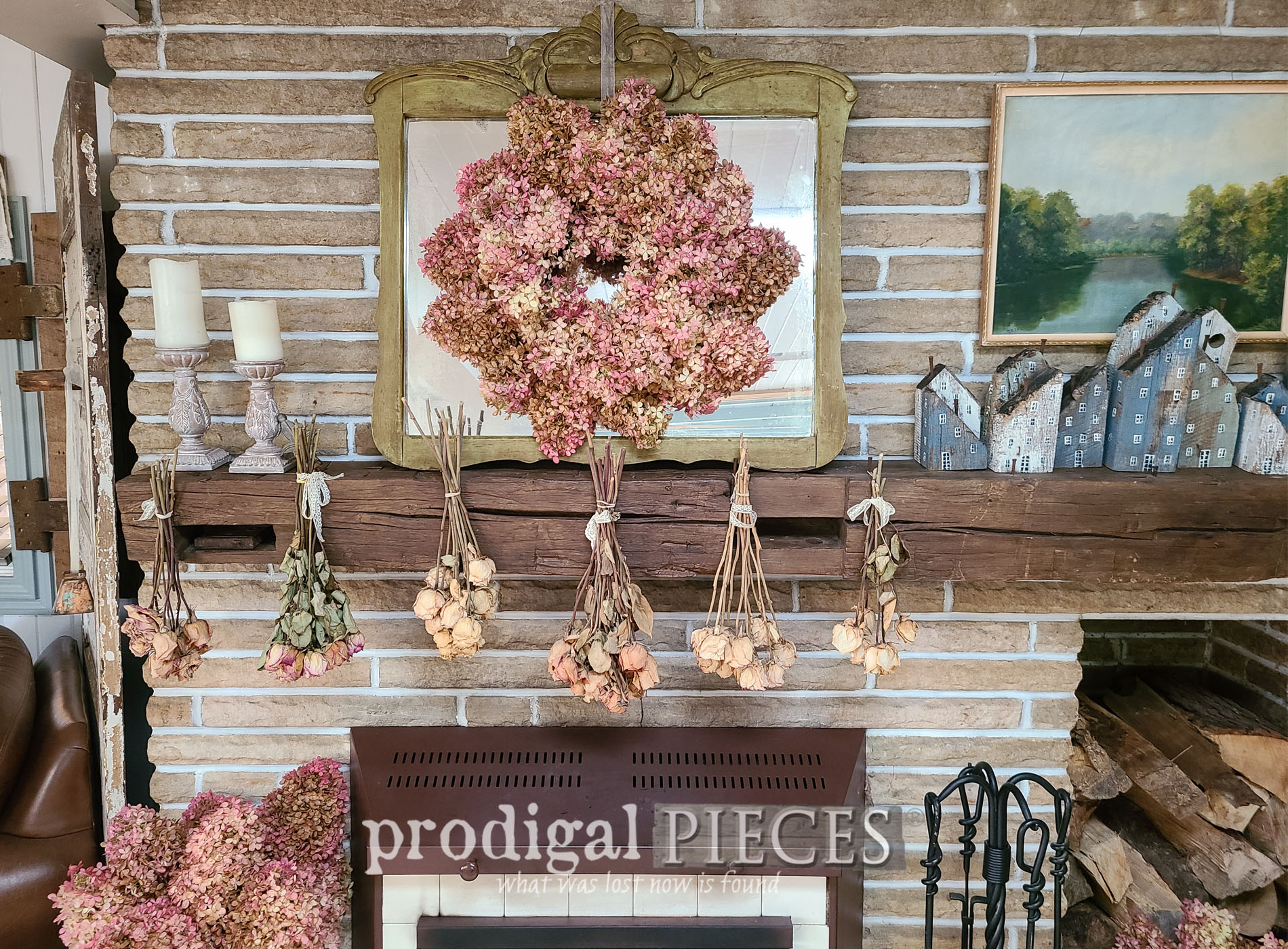 DIY Hydrangea Wreath for Autumn Decor