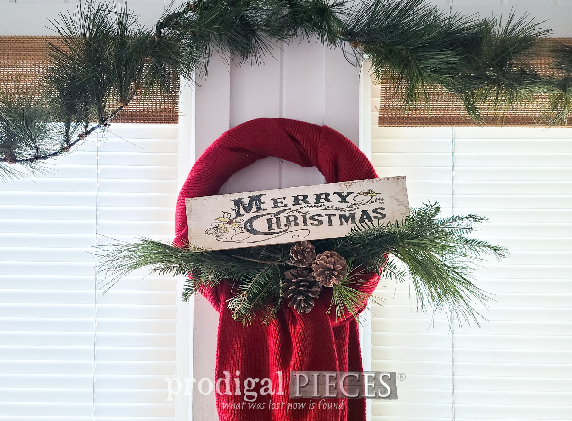 Upcycled Scarves for Gift-Giving Christmas Decor