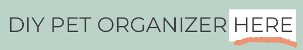 DIY Pet Organizer Tutorial by Larissa of Prodigal Pieces | prodigalpieces.com
