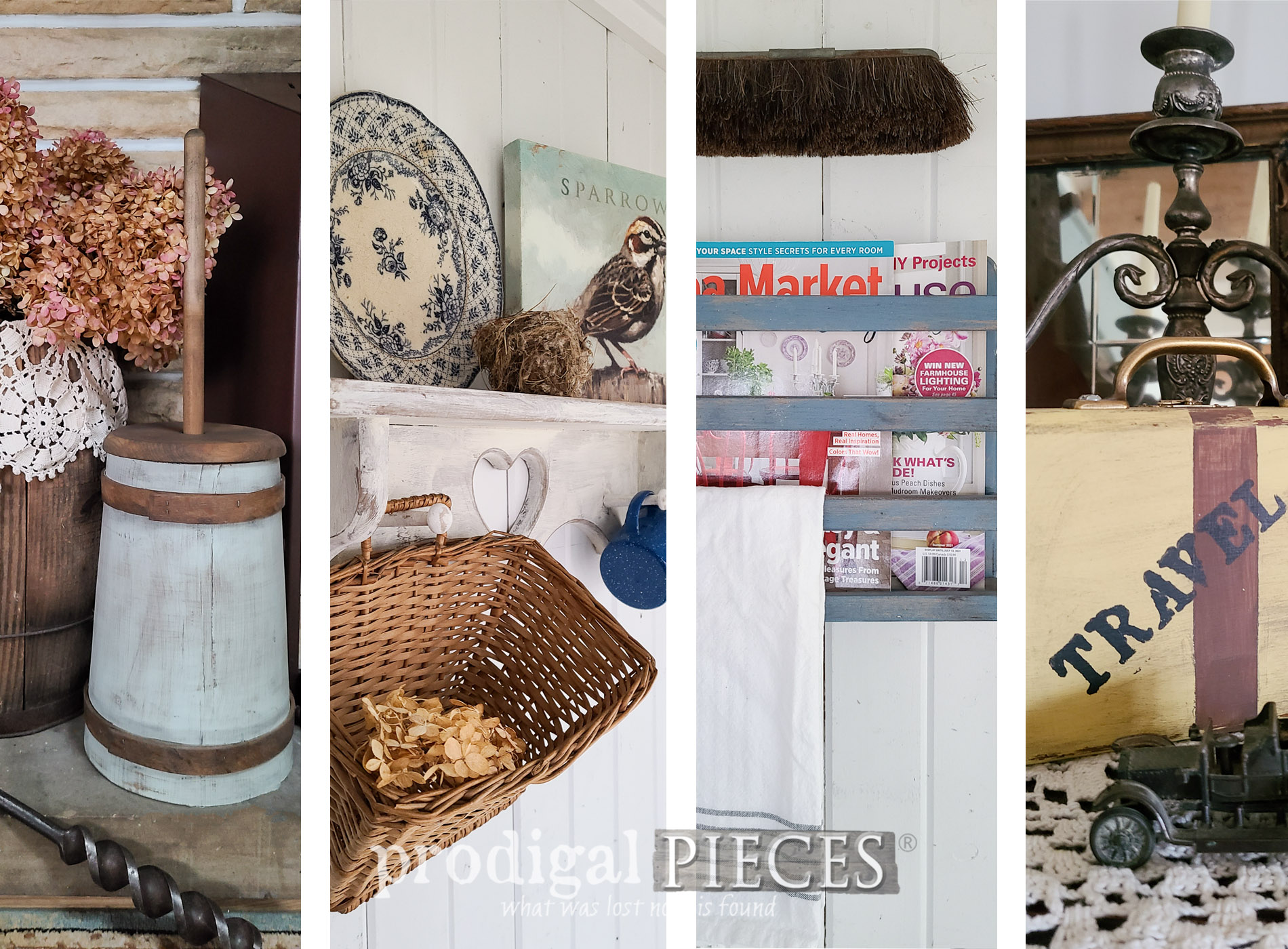 Thrifty Farmhouse Makeovers - Four in One
