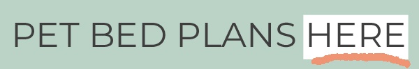 DIY Pet Bed Plans with Tutorial by Prodigal Pieces | prodigalpieces.com