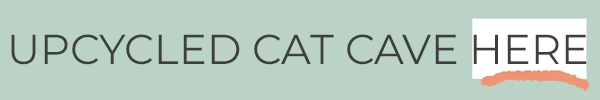 Upcycled Cat Cave from Chair Parts DIY Pet Gifts by Larissa of Prodigal Pieces | prodigalpieces.com