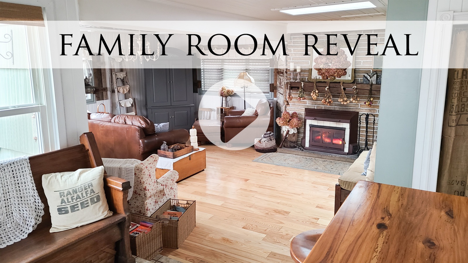 Prodigal Pieces Family Room Remodel Reveal Video | prodigalpieces.com prodigalpieces