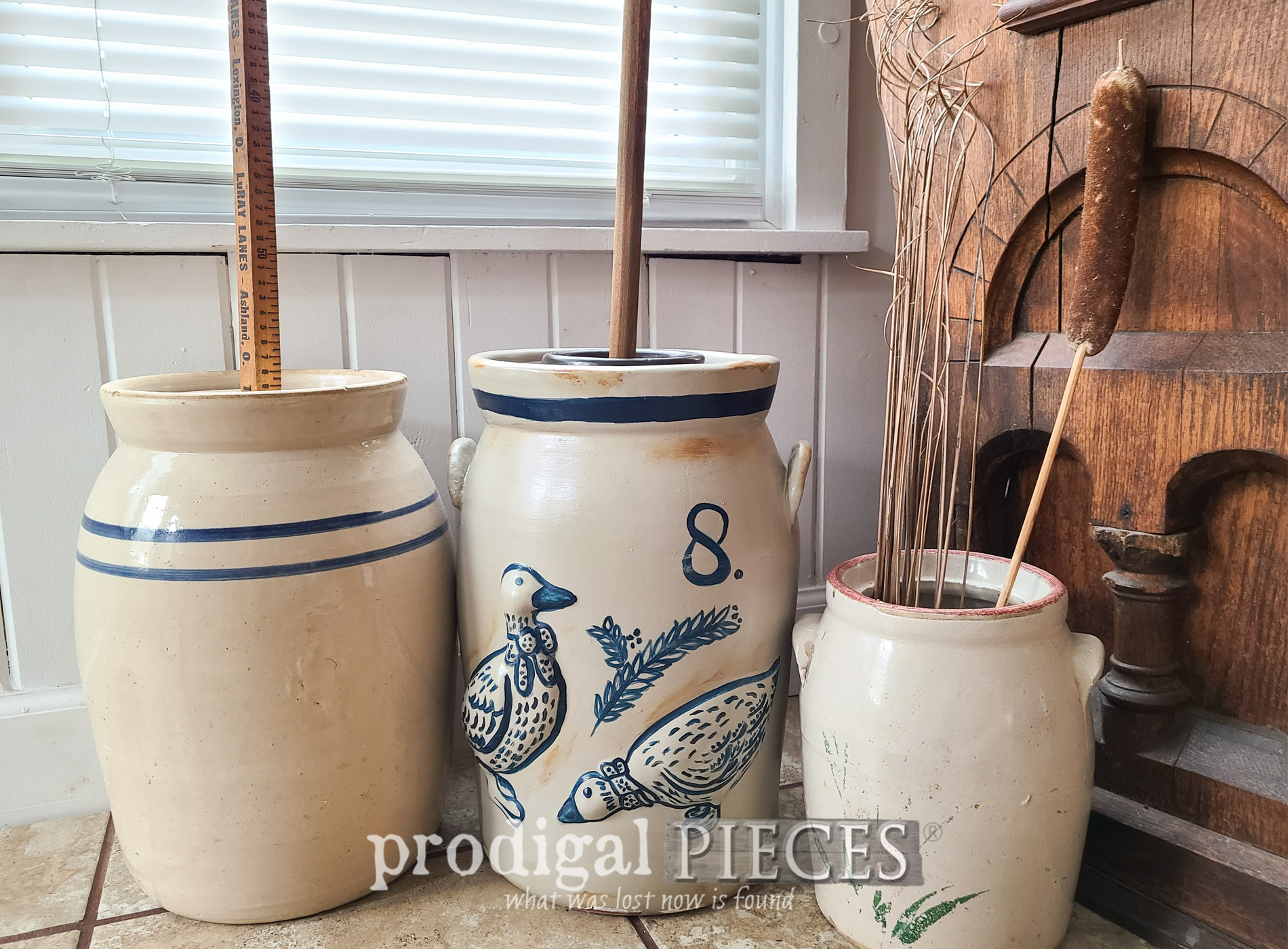 How to Paint Ceramic ~ A Goosey Makeover