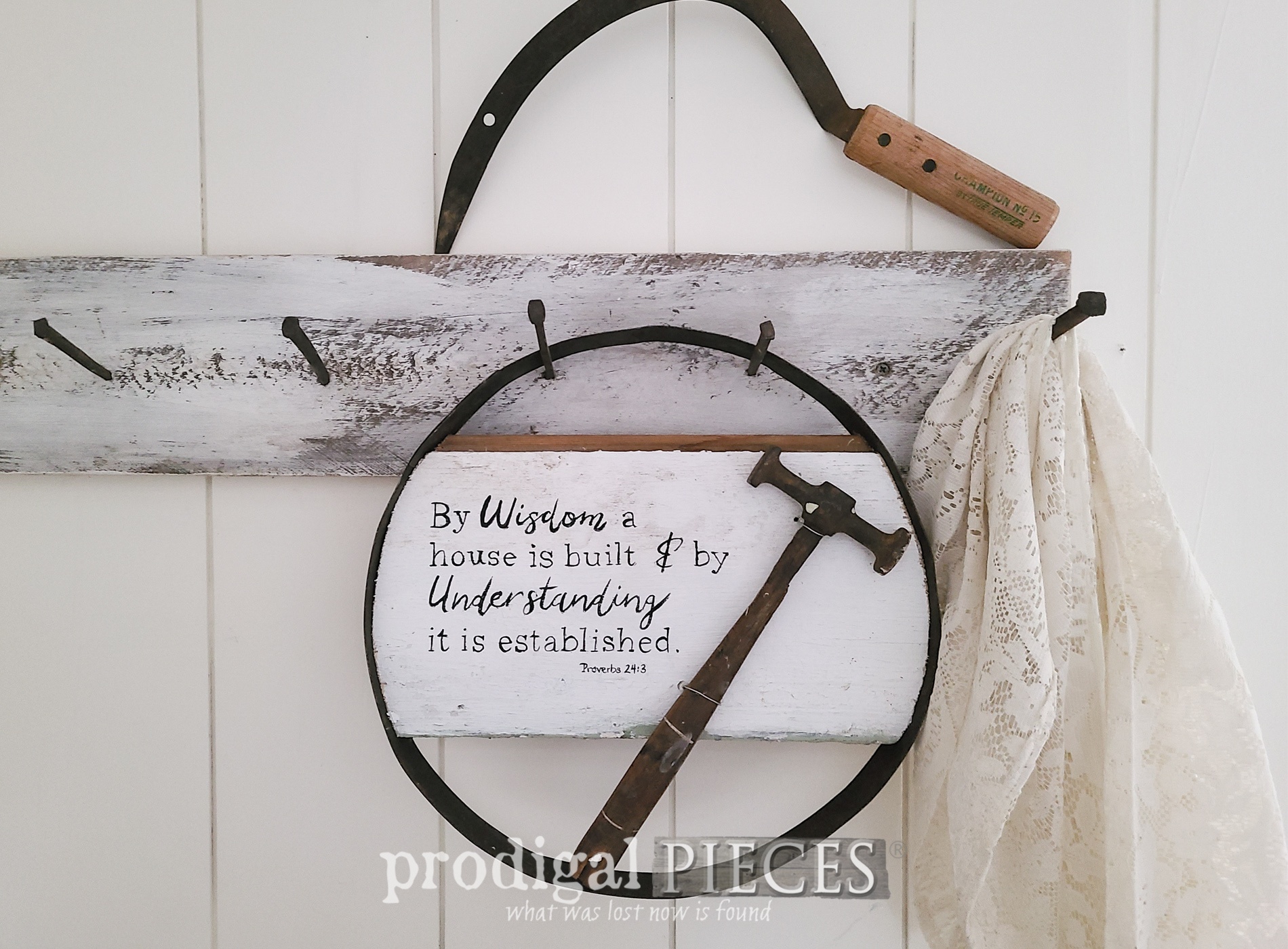 Reclaimed Barrel Ring Art