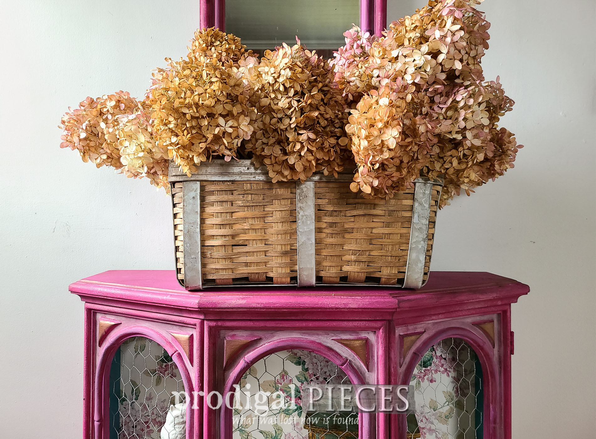 Vintage Curio Cabinet Makeover