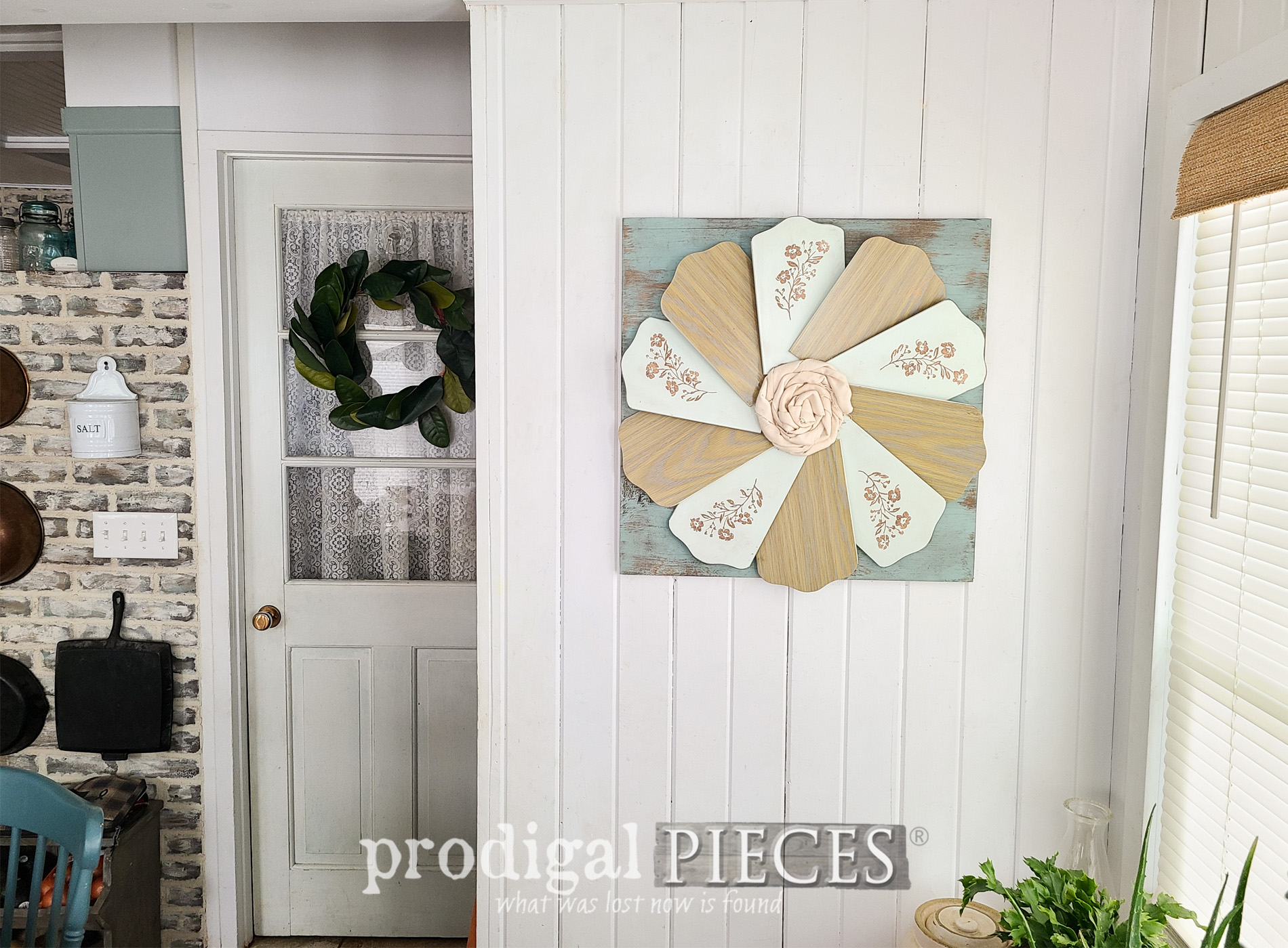 Upcycled Ceiling Fan Blades