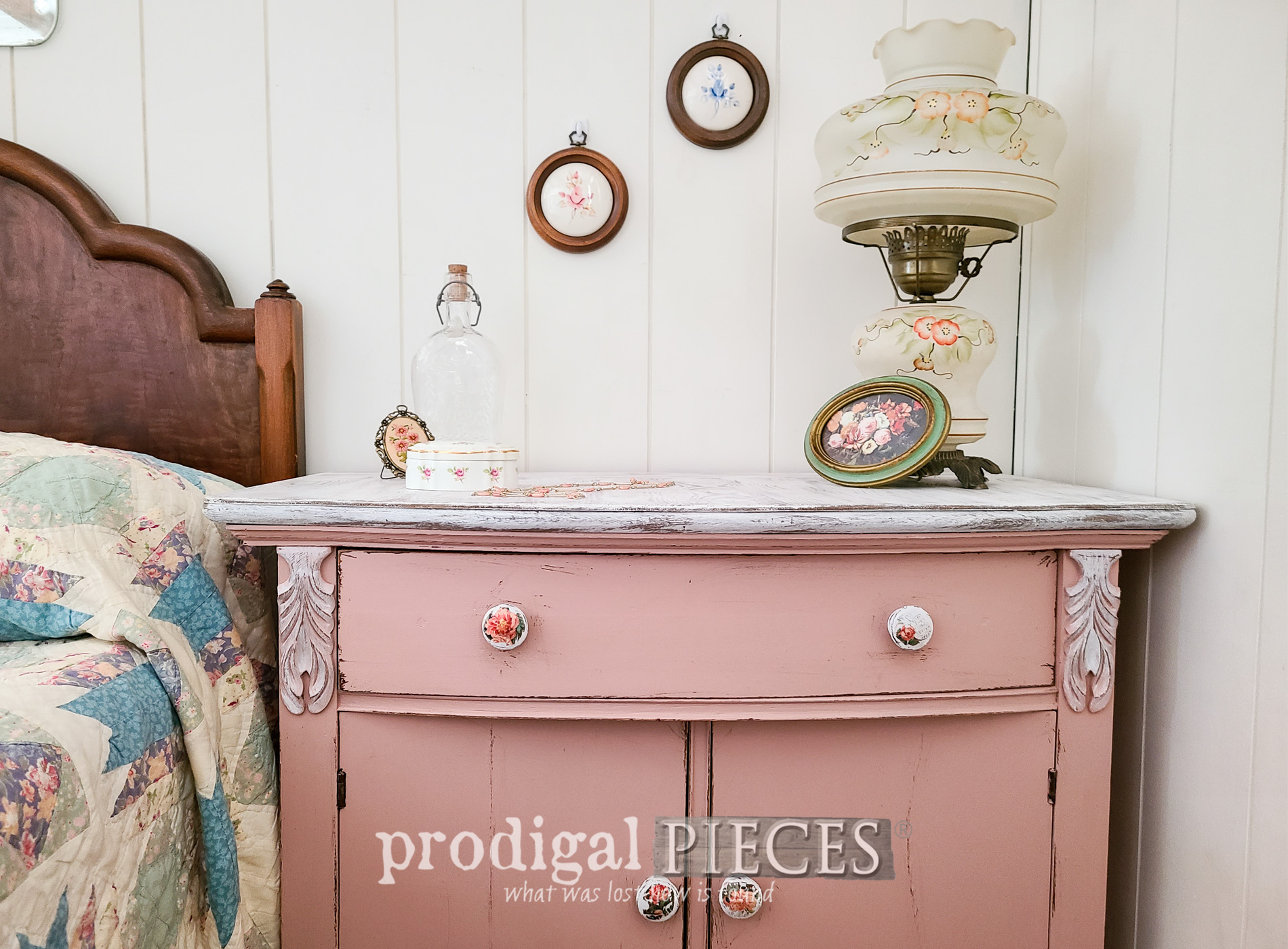 Antique Wash Stand Makeover