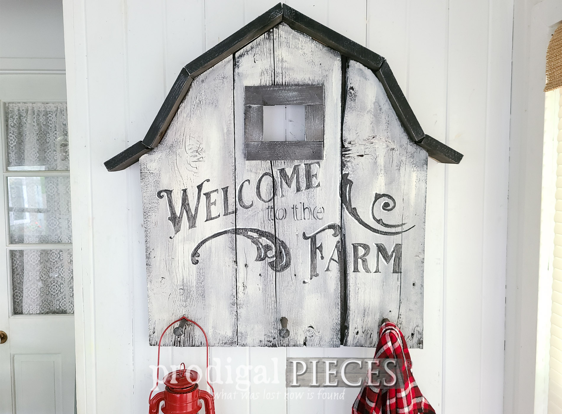 Reclaimed Wood Barn Rack