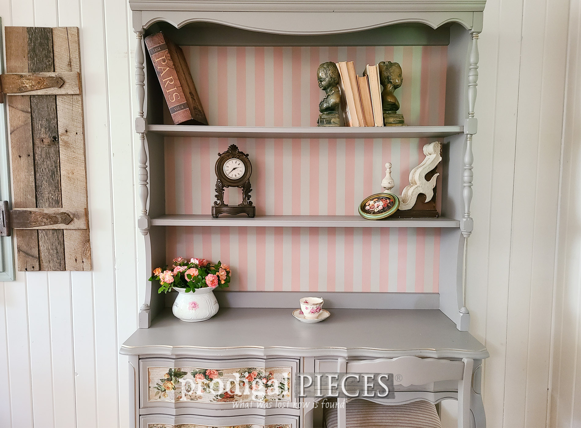 Vintage French Provincial Desk Makeover