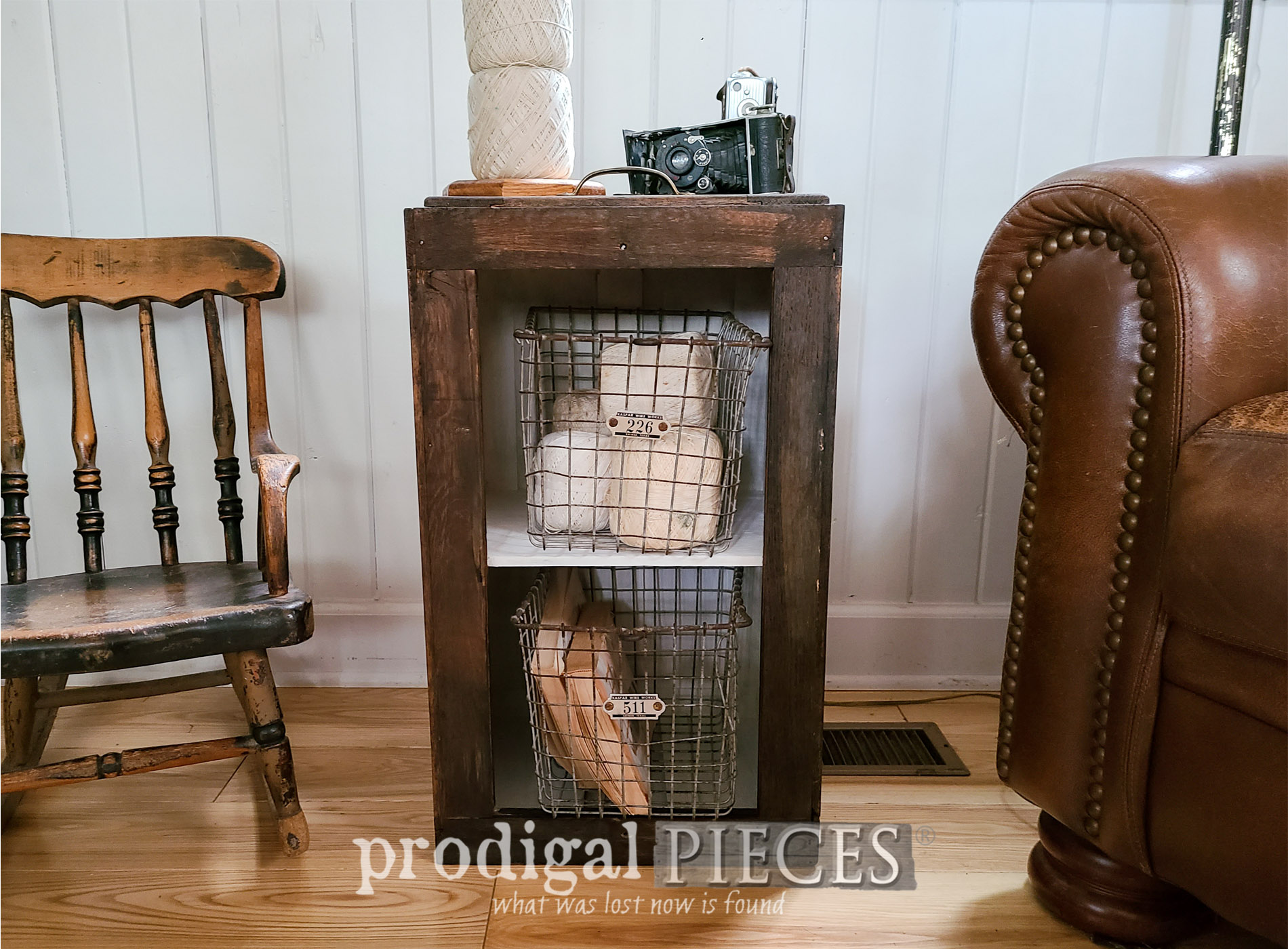 Antique Filing Cabinet Drawer Repurposed