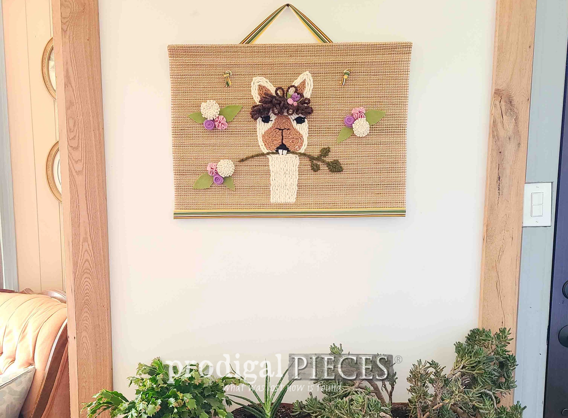 DIY Bamboo Yarn Art
