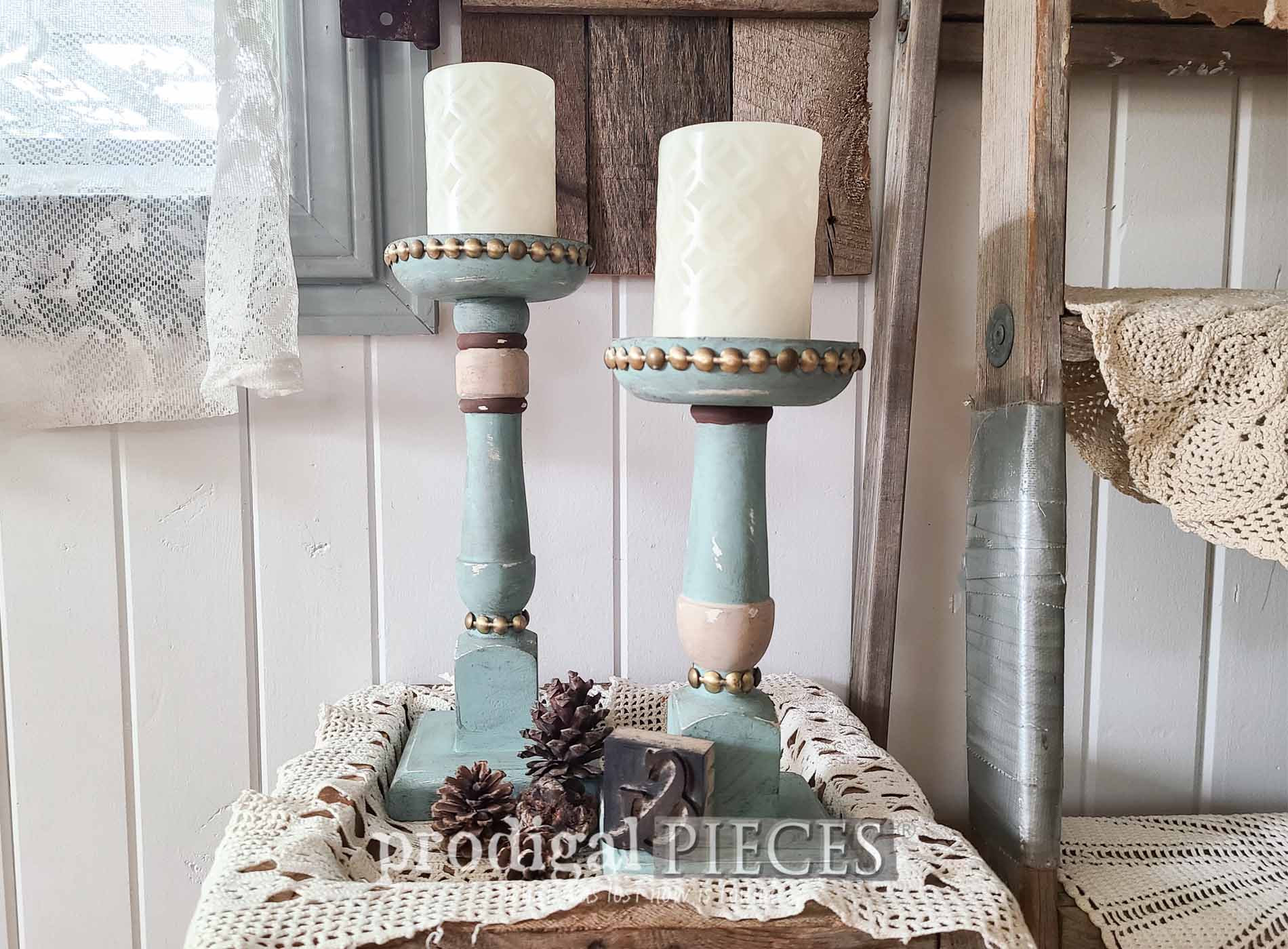 Upcycle Candlesticks into Refreshed Decor