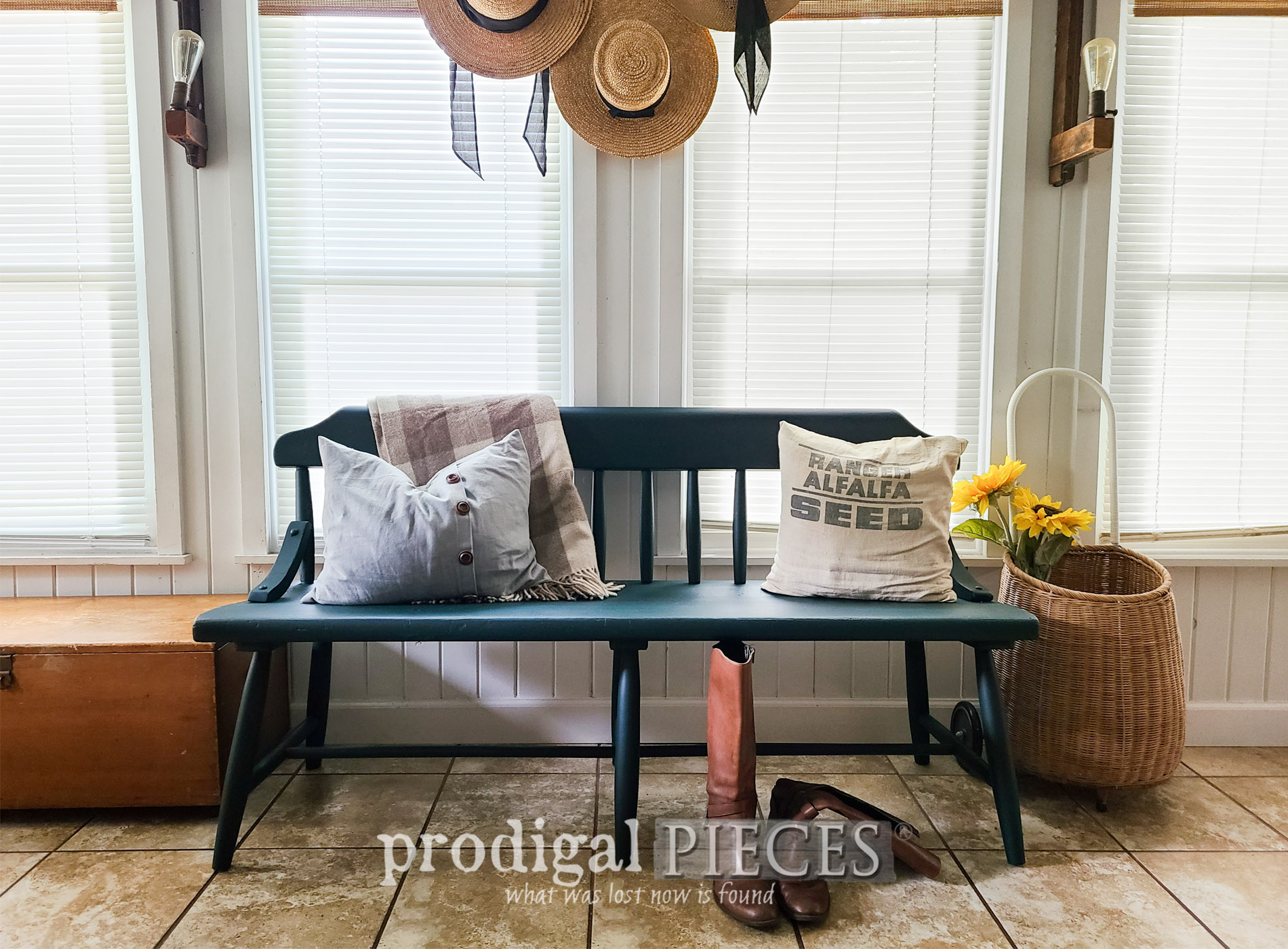Farmhouse Bench Makeover