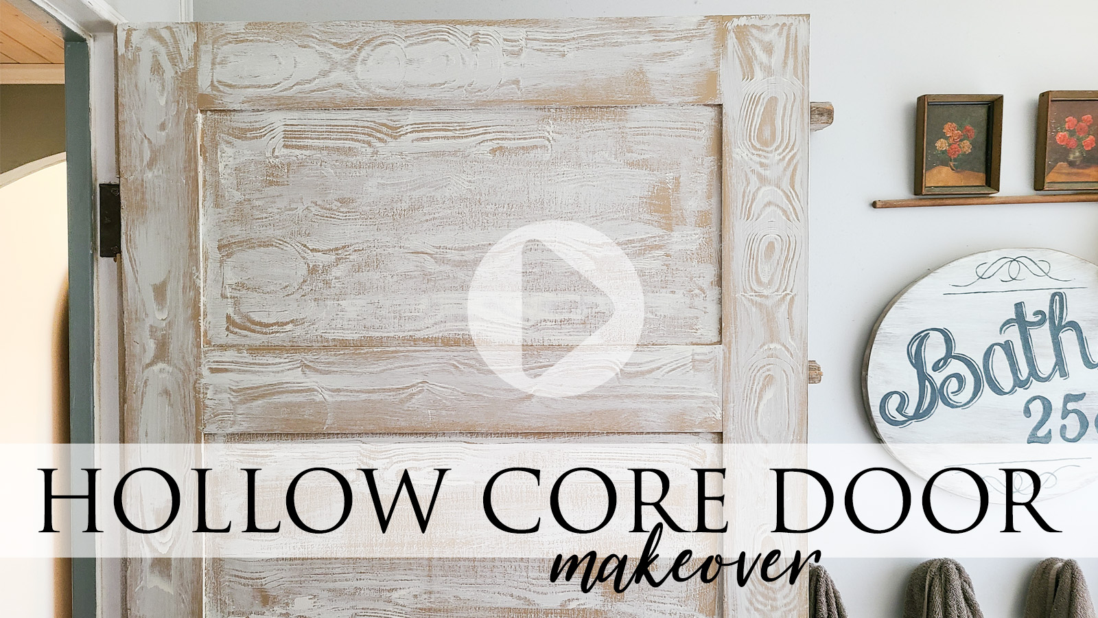 DIY Video Tutorial for a Hollow Core Door Makeover by Larissa of Prodigal Pieces | prodigalpieces.com prodigalpieces