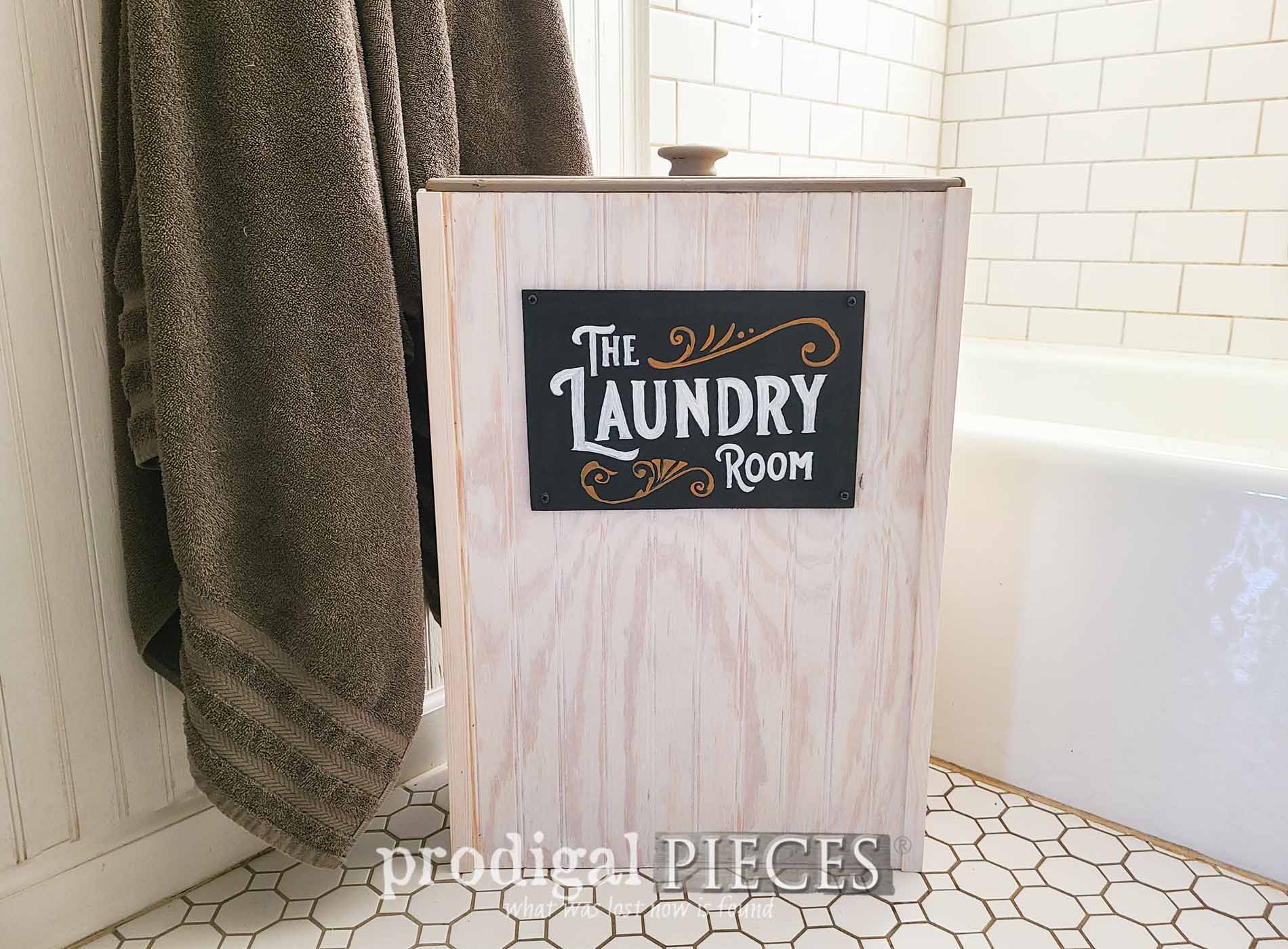 Laundry Hamper Makeover