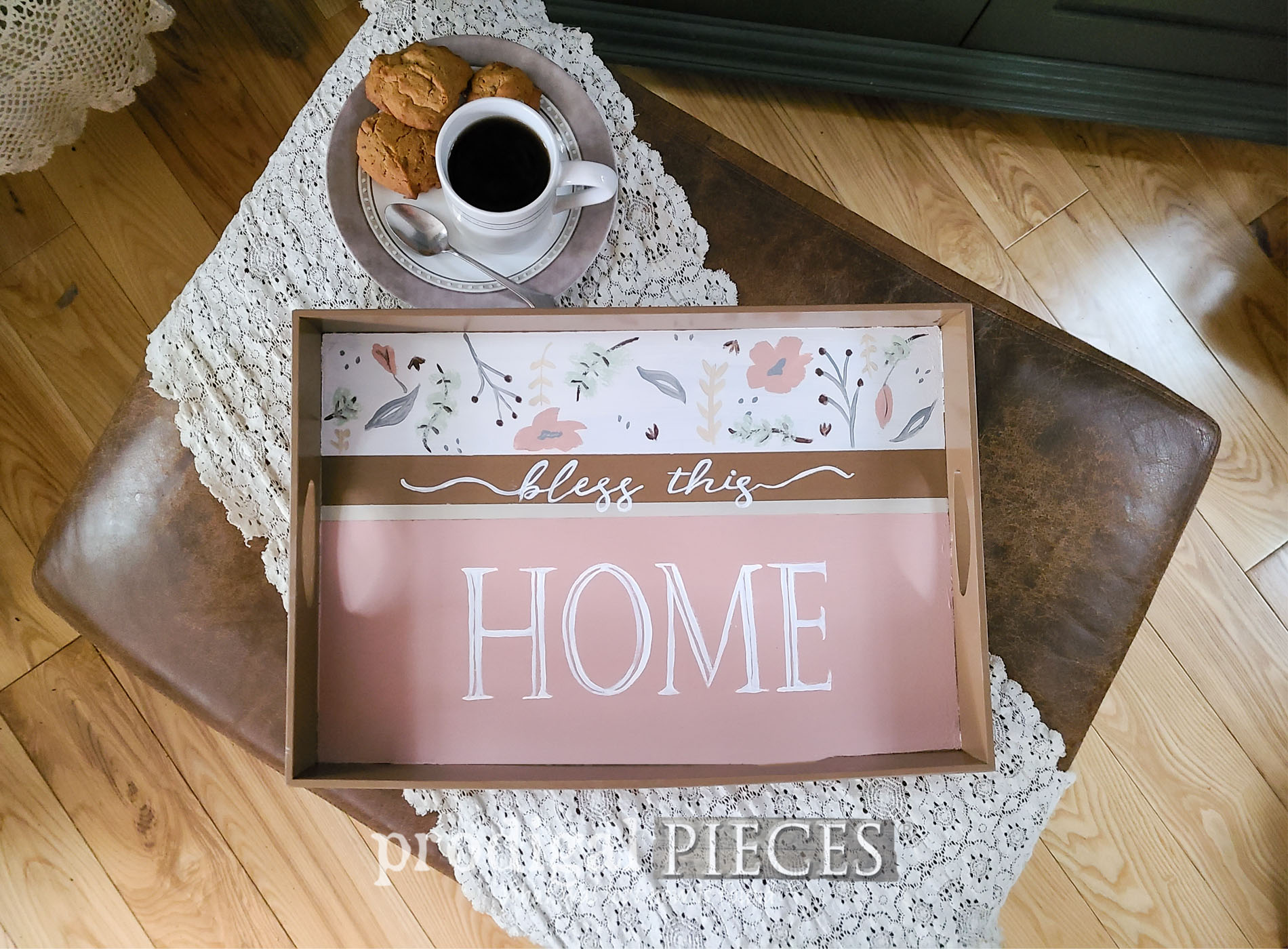 Thrift Store Tray Makeover