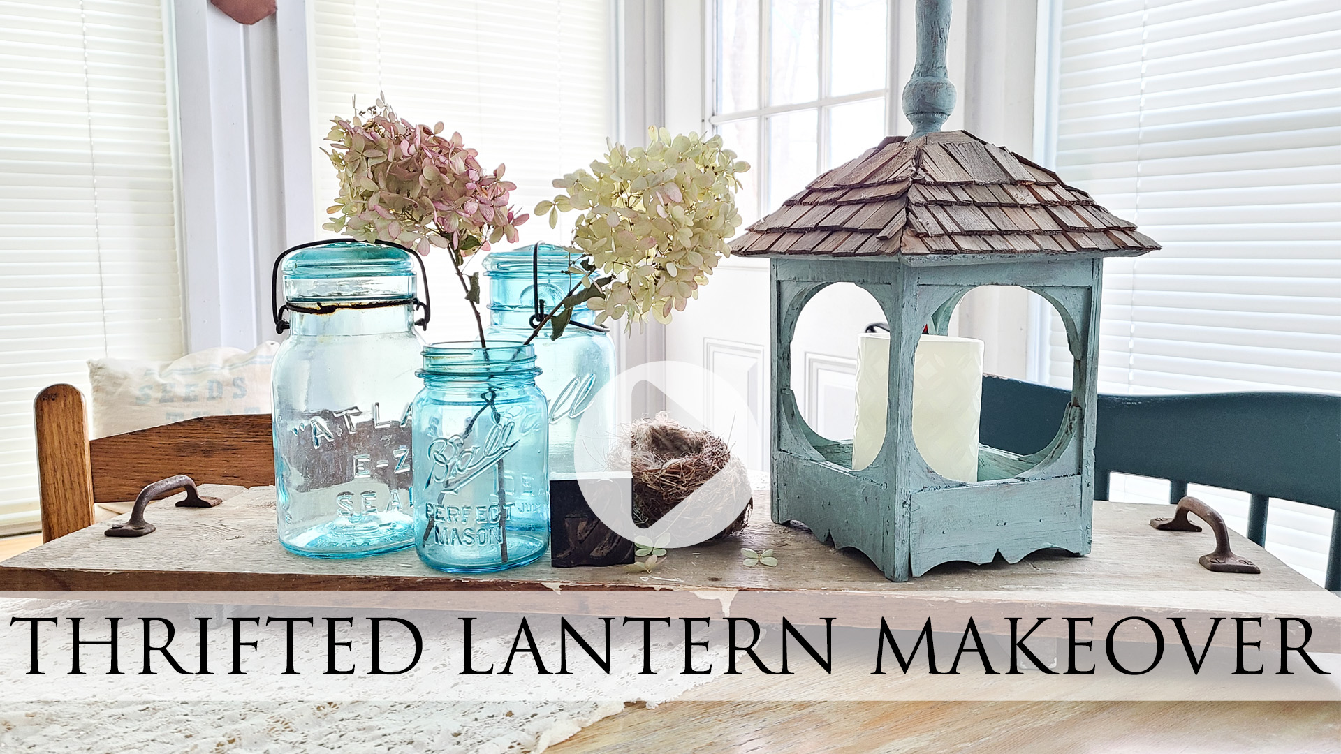 A thrifted lantern makeover video tutorial by Larissa of Prodigal Pieces | prodigalpieces.com prodigalpieces