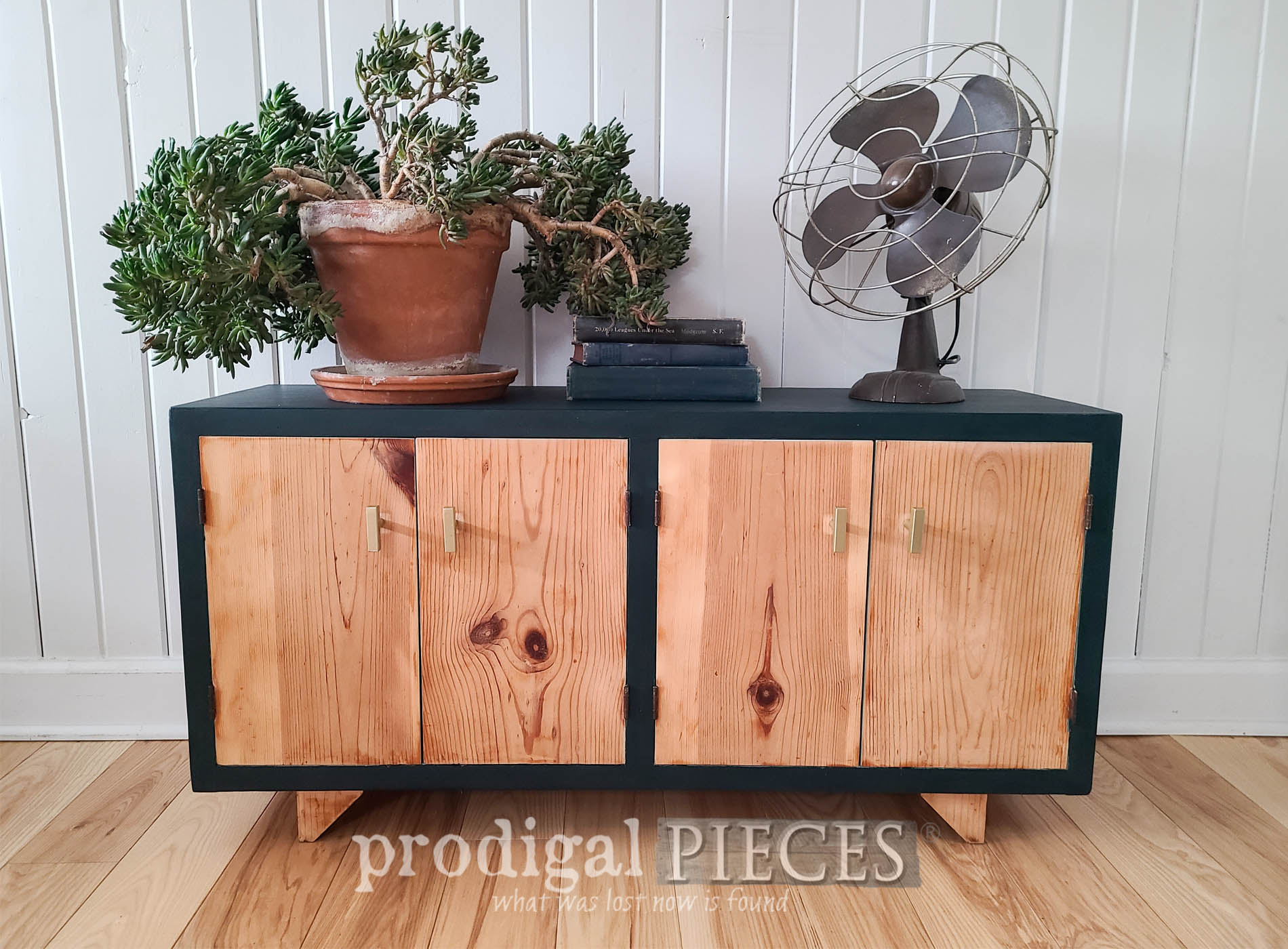 Wood Console Makeover