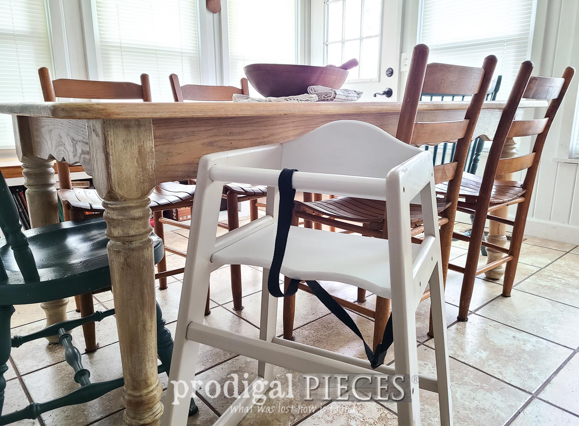 DIY Painted Highchair Makeover