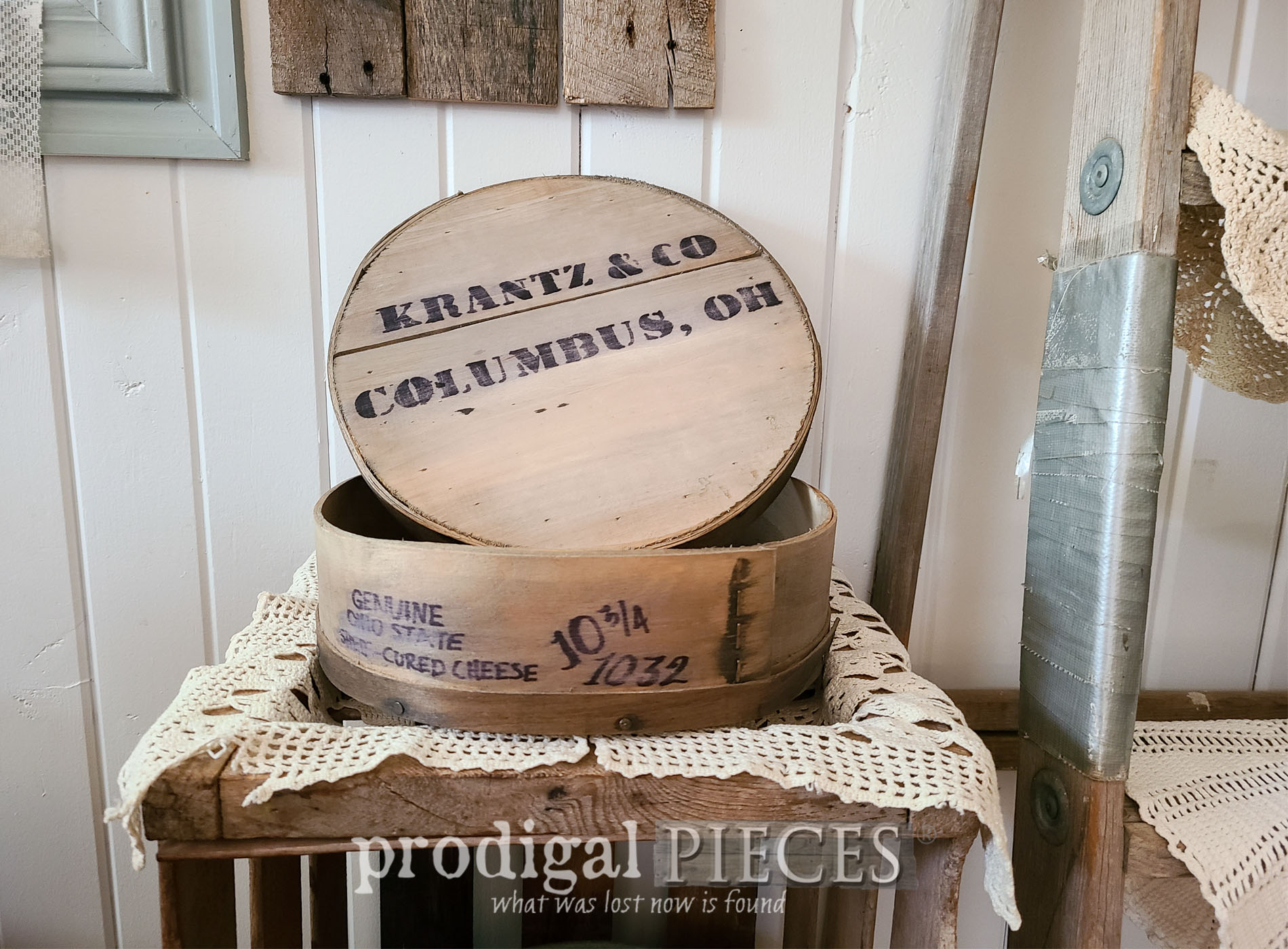 Antique Cheese Box DIY