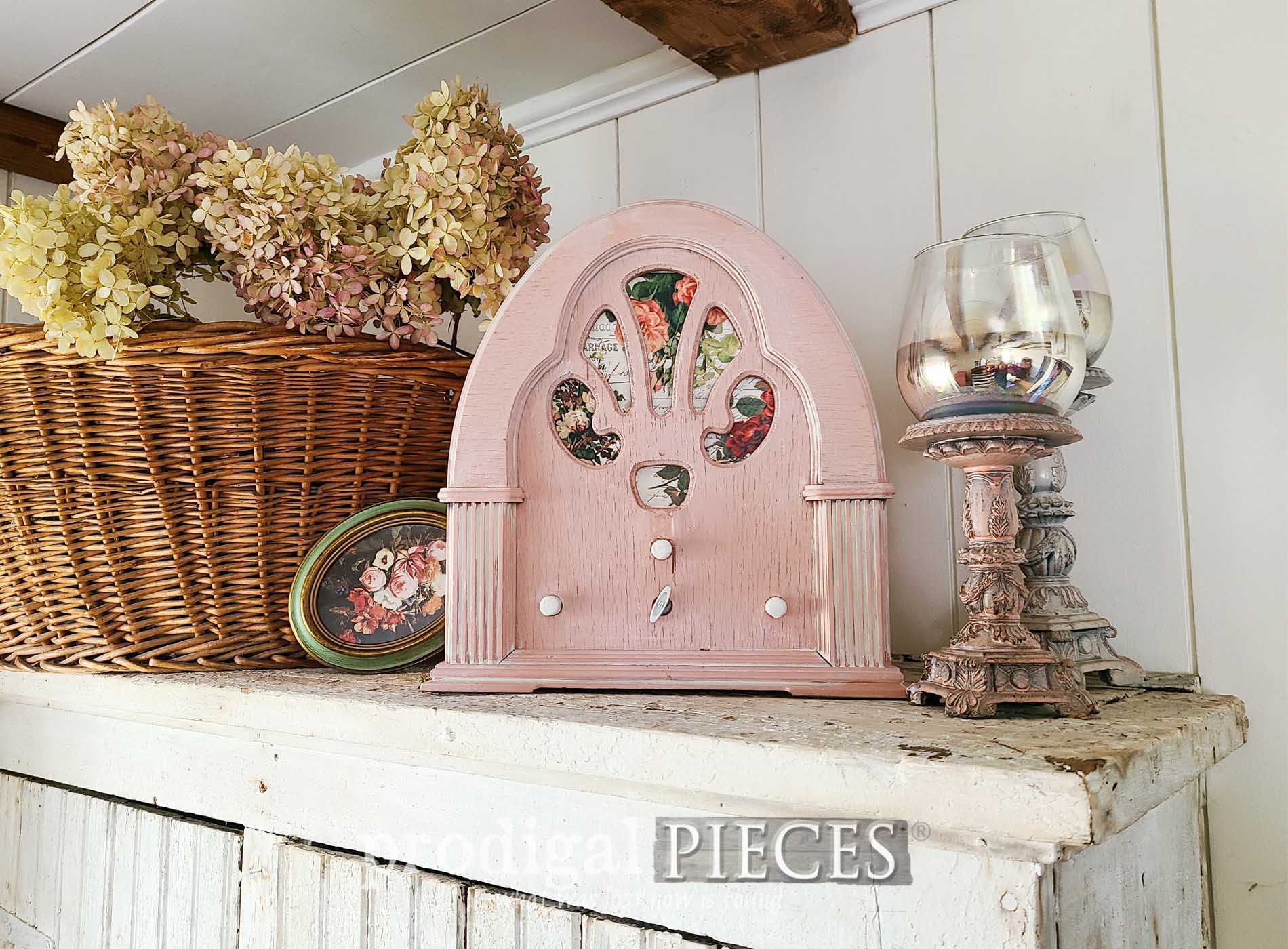 Upcycled Antique Radio