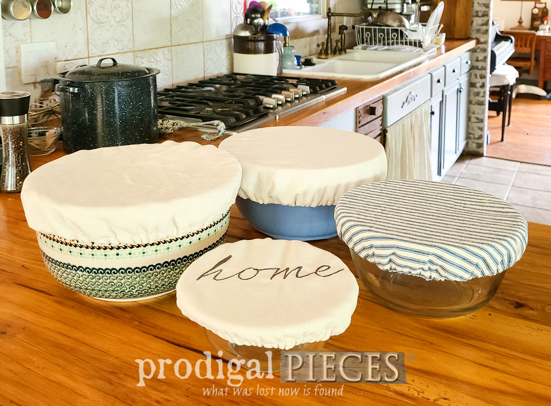 DIY Fabric Bowl Cover