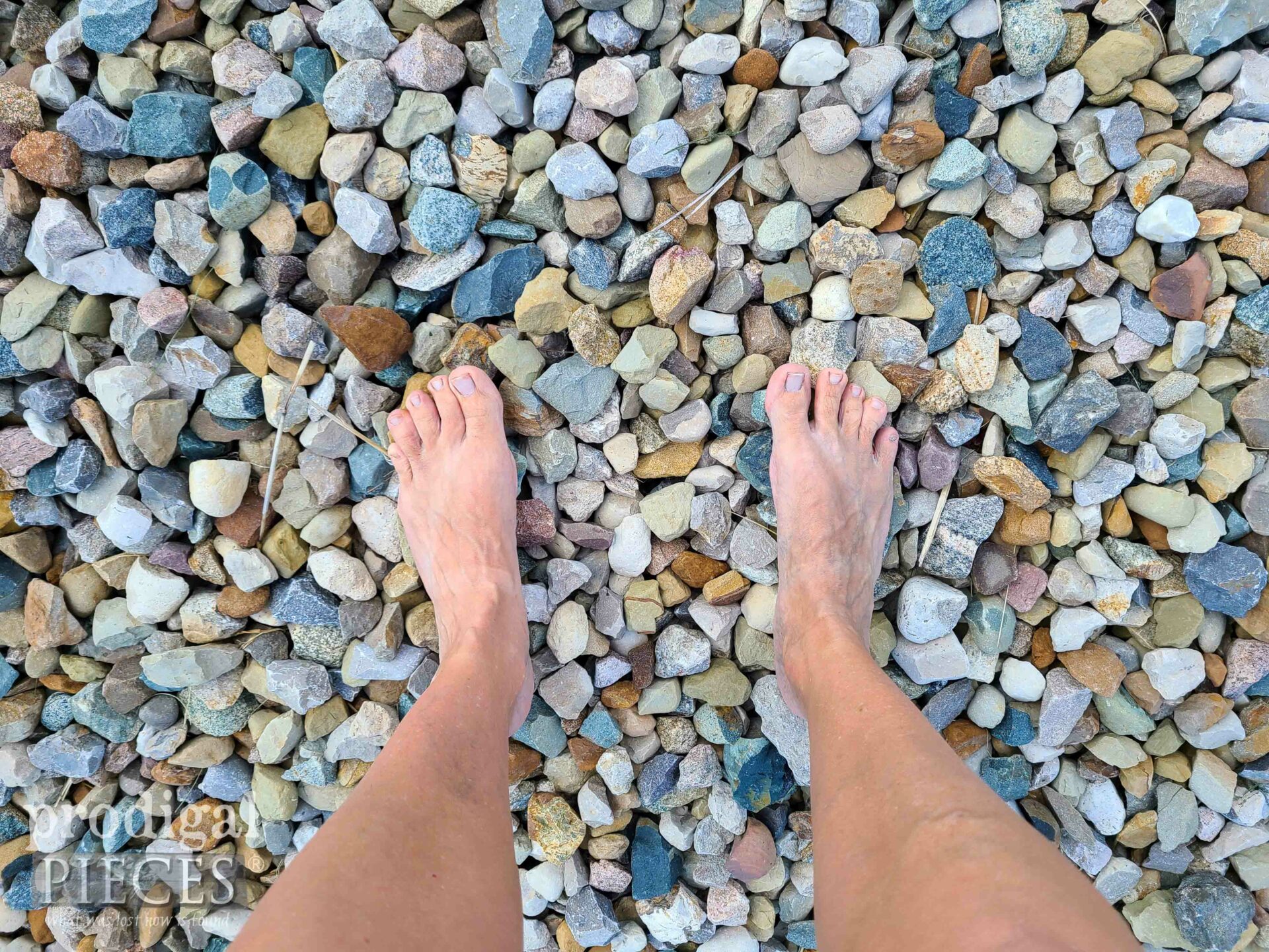 Barefoot Walking on Rocks | My Barefoot Journey Intro by Larissa of Prodigal Pieces | prodigalipieces.com prodigalpieces